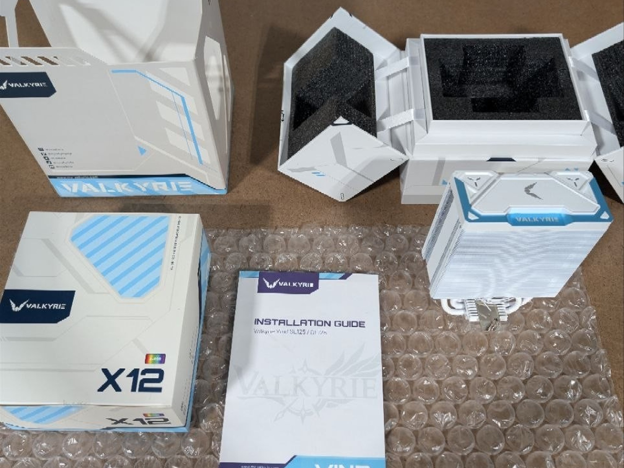 Valkyrie Vind SL125 CPU Air Cooler - White (VK-AIRSL125W)