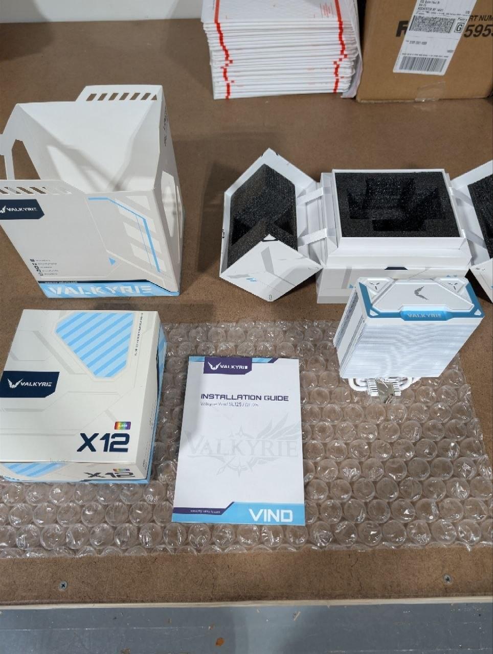 Valkyrie Vind SL125 CPU Air Cooler - White (VK-AIRSL125W)