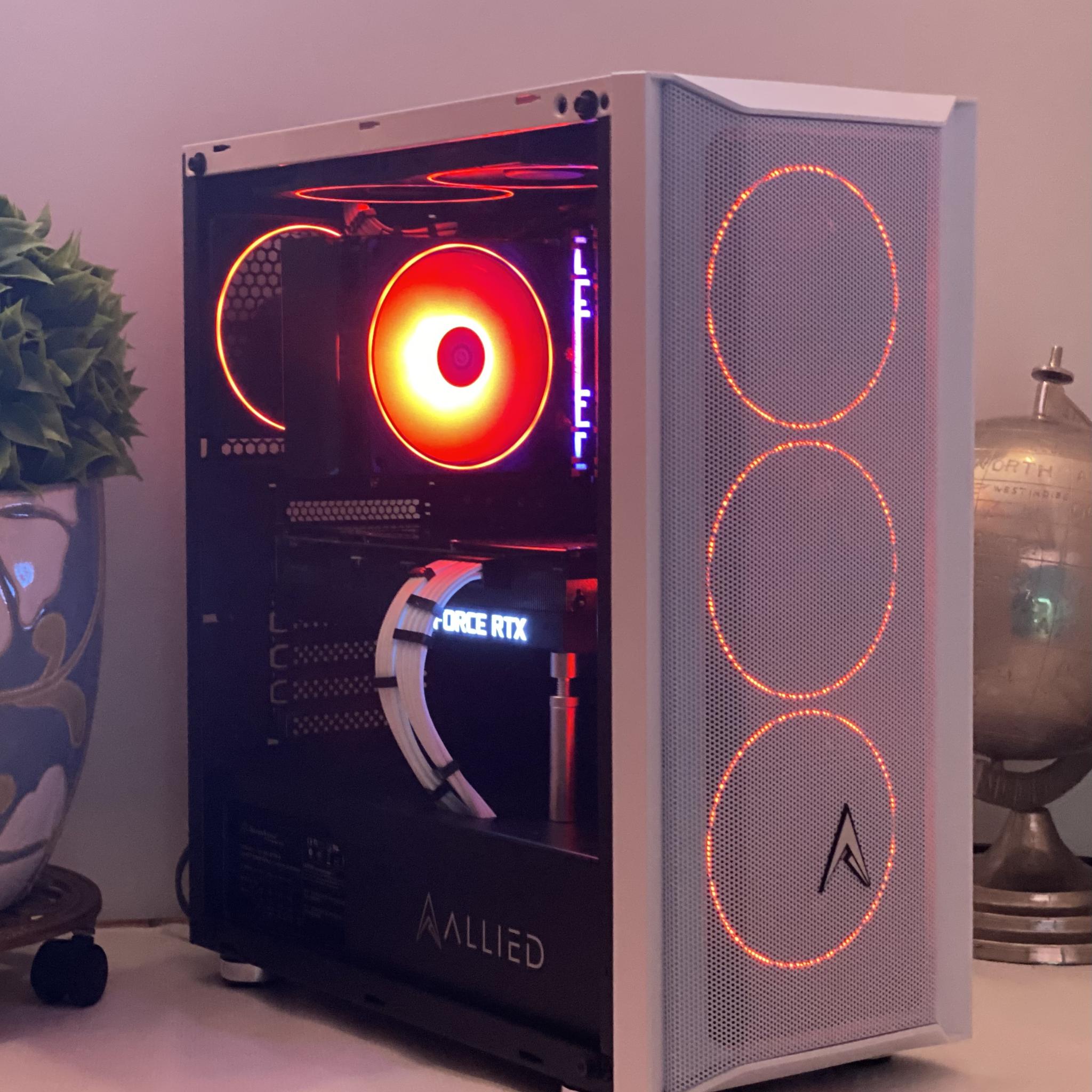 ⚪️⚫️ 🪐 “6-Rings" Ryzen Pro Gaming PC 🧪 RTX 3080🧪 Ryzen 7🧪1TB 🧪Windows 11