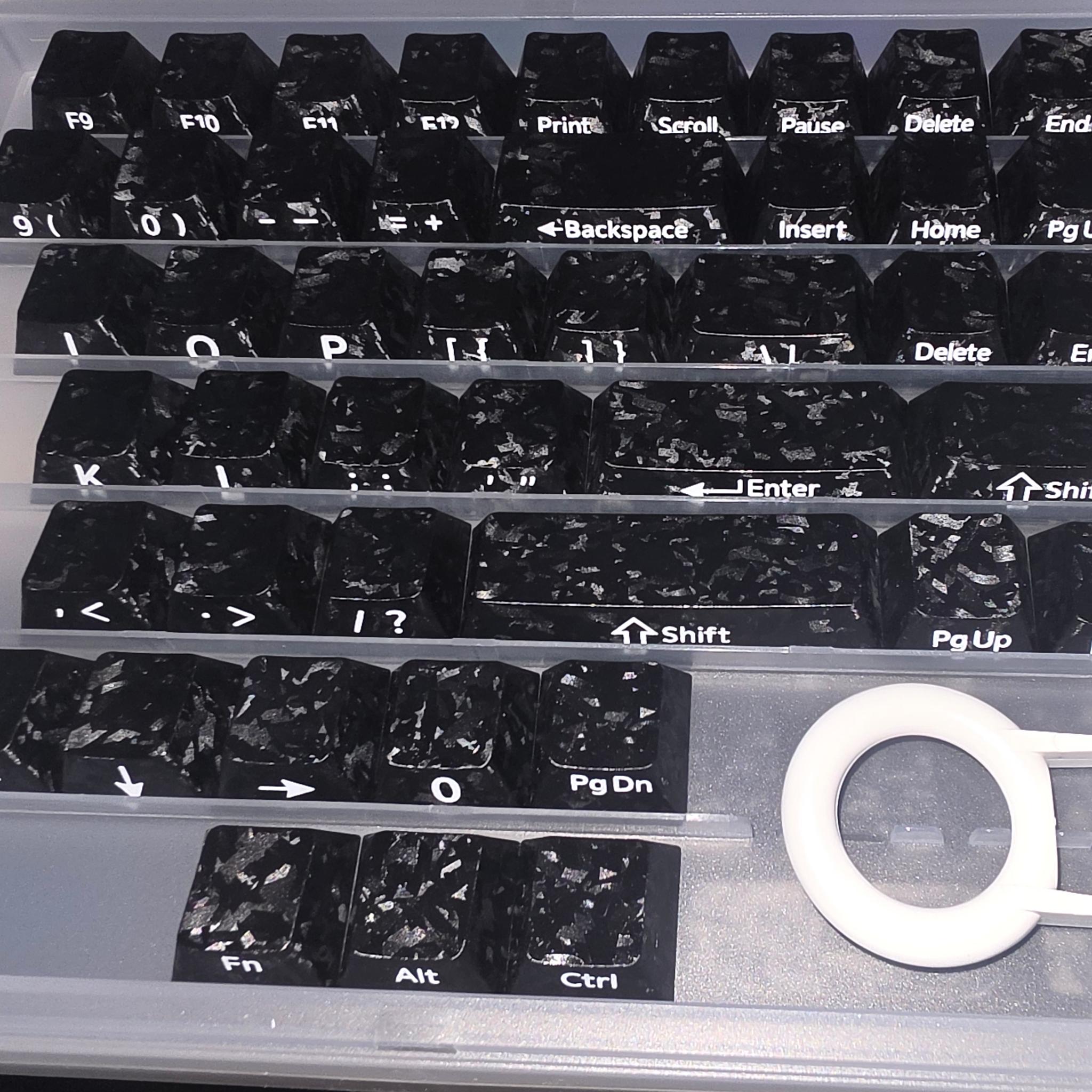 Xvx forged carbon fiber pattern key caps