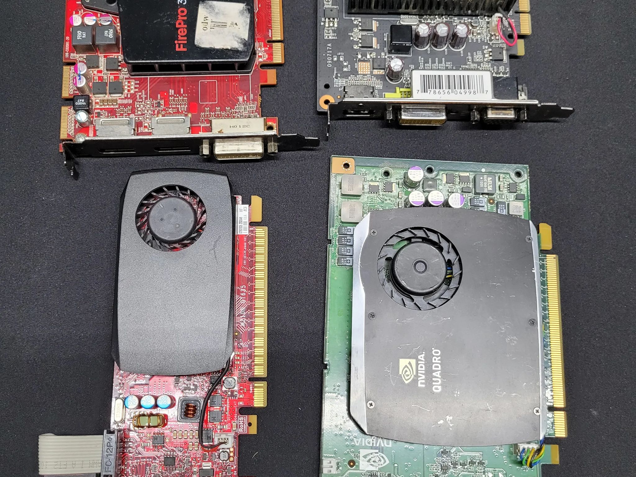 Lot of 4 Video Cards