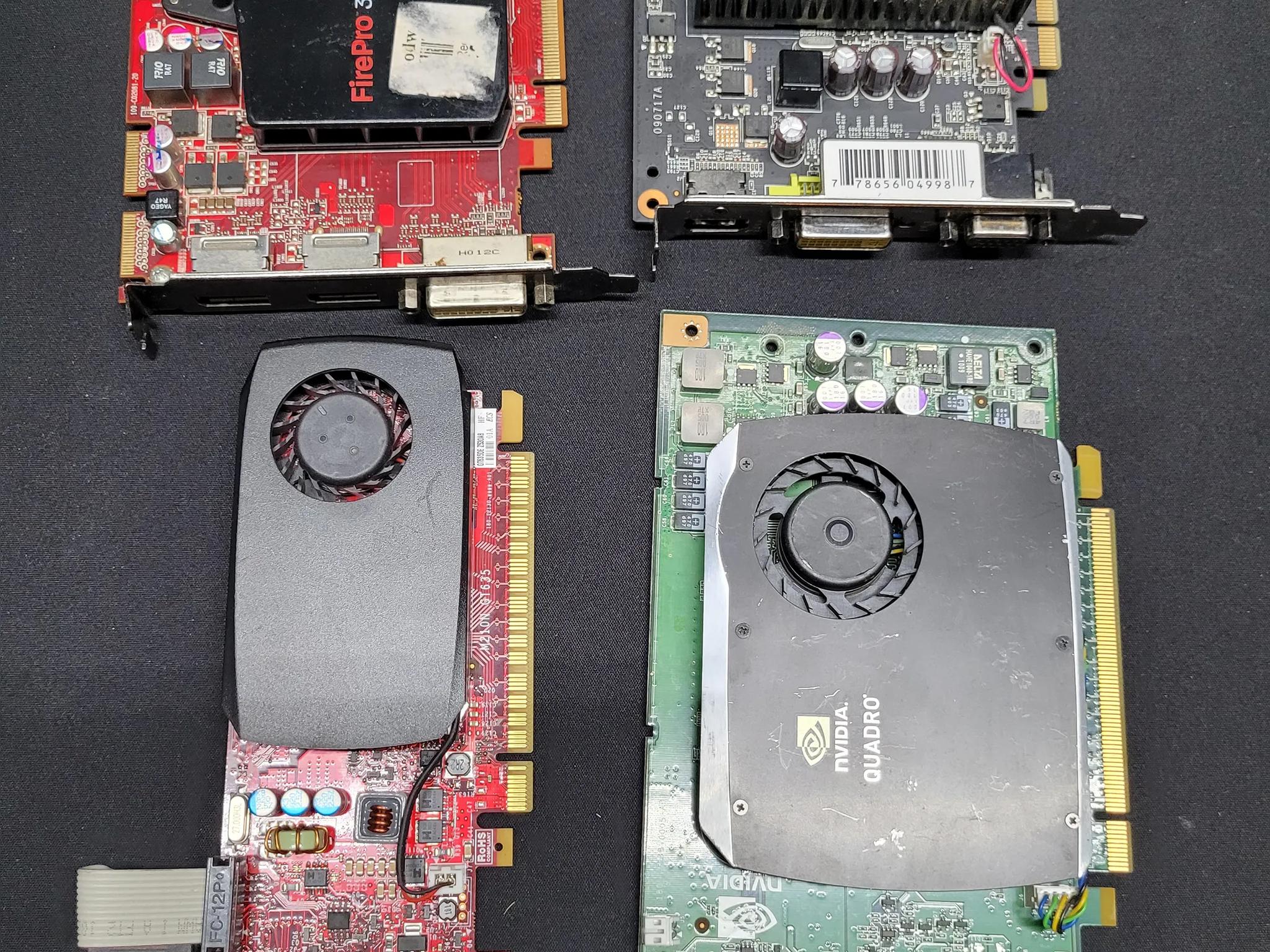Lot of 4 Video Cards