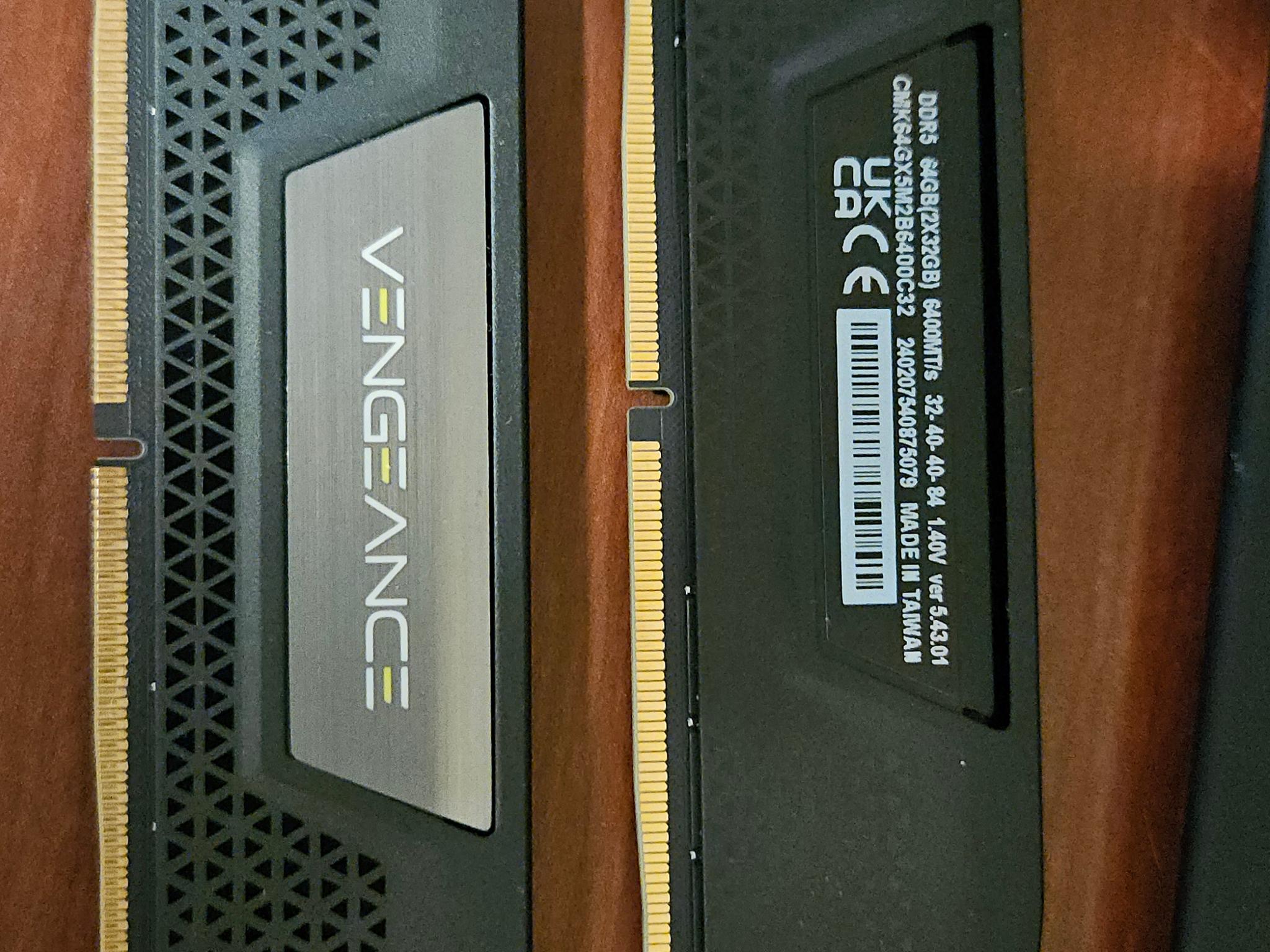 Corsair Vengeance 64gb 2x32gb DDR5 6400MHz
