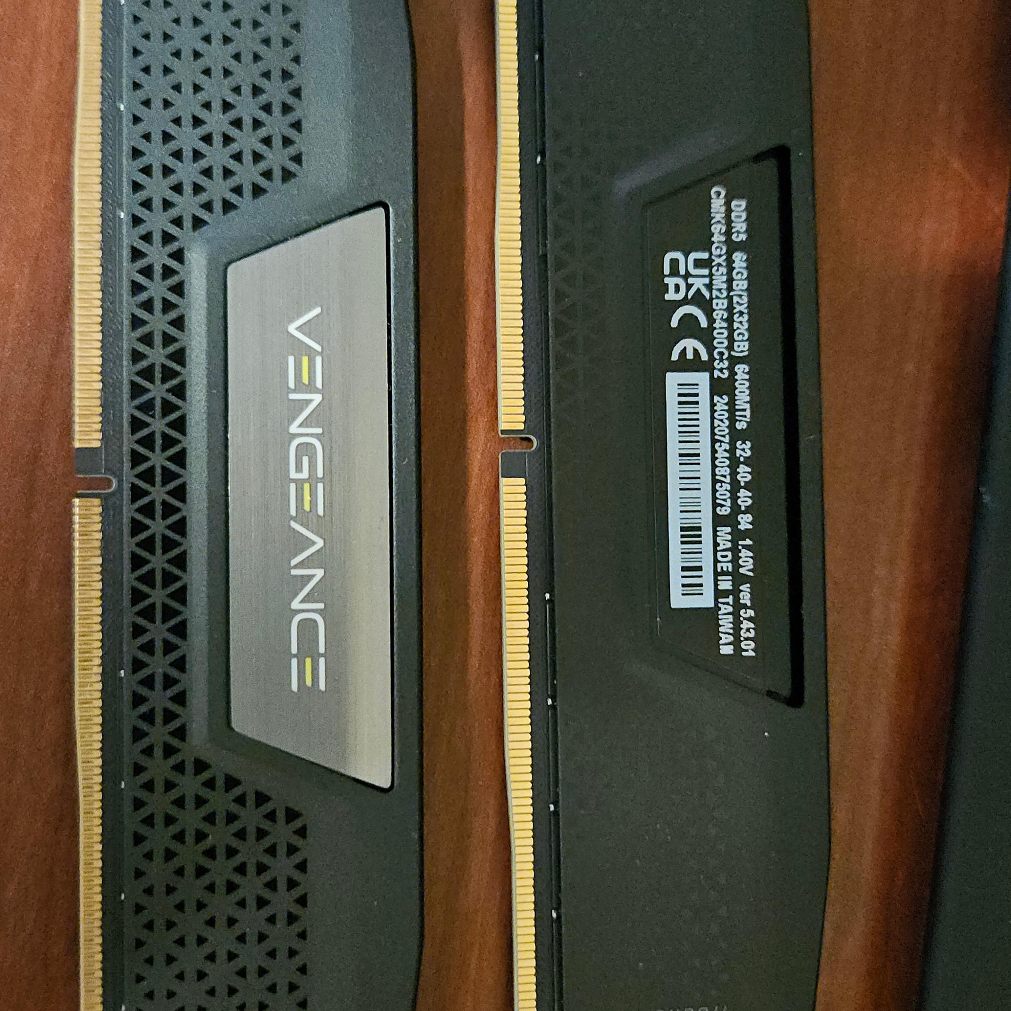Corsair Vengeance 64gb 2x32gb DDR5 6400MHz