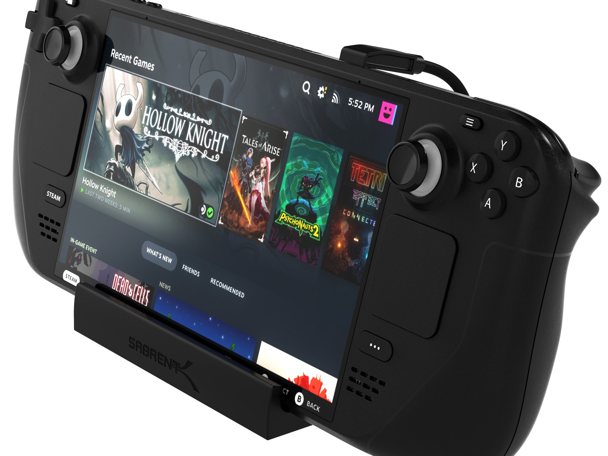 SABRENT 6-Port Docking: Steam Deck/USB-C Devices, 95W PD3.0, HDMI 2.0 4K/60Hz,3 USB-A,USB-C[DS-SD6P]