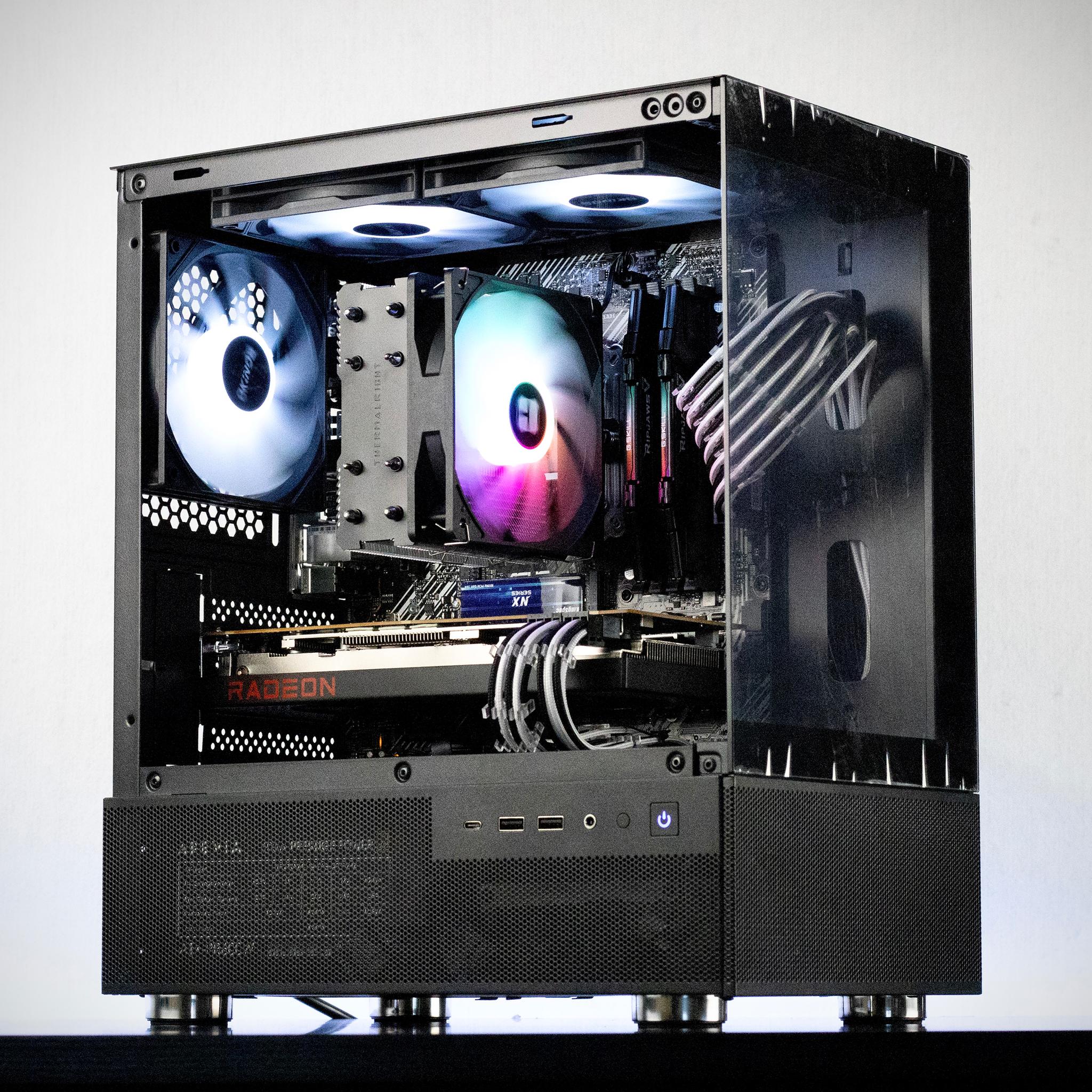 🌶️☘️🍨 RGB Gaming PC - RX 6700 XT ☀️  Ryzen 5 5600X ☀️ 32GB DDR4 ☀️ 1TB NVMe
