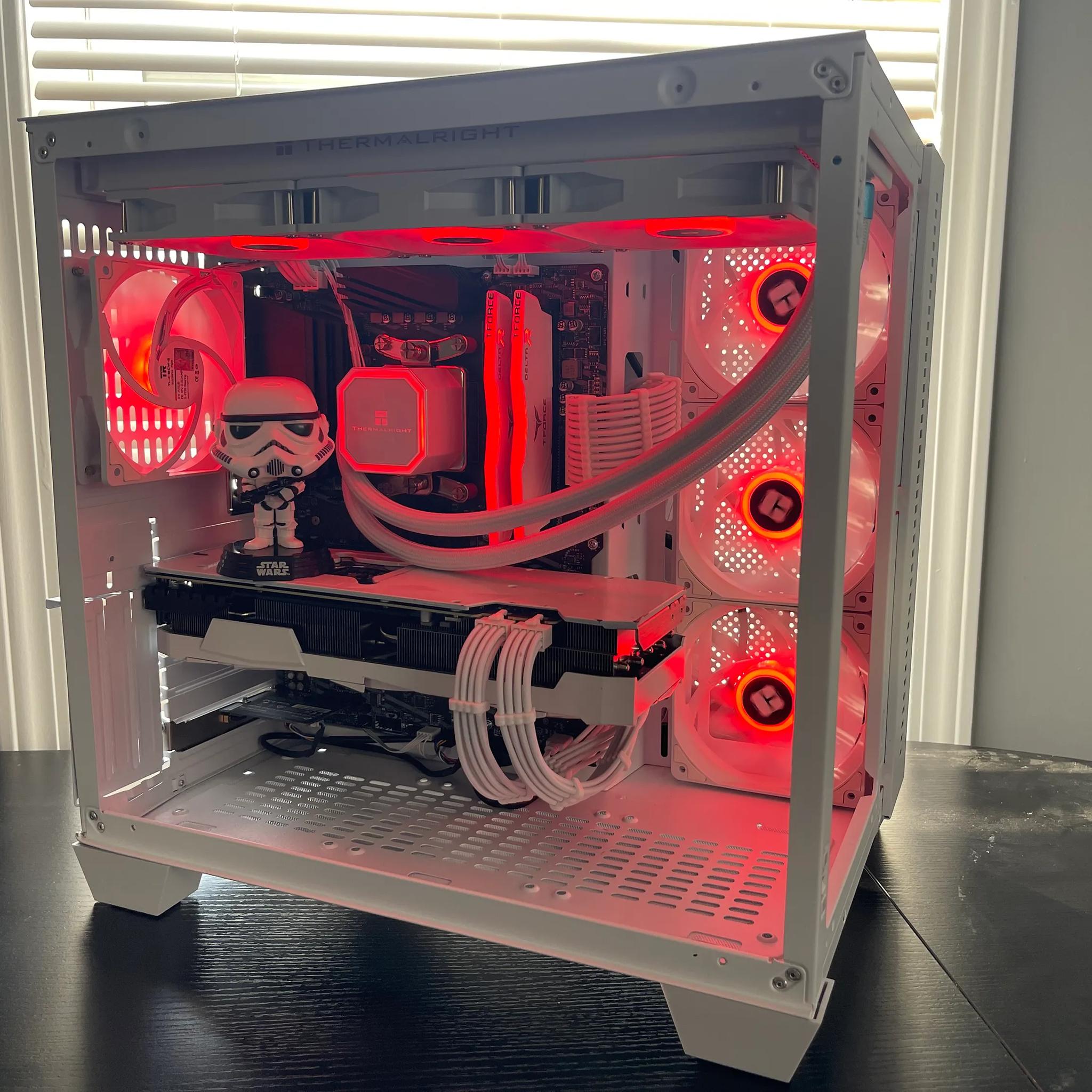 ⚪Stormtrooper⚫🌊Liquid Cooled🌊 RTX 3080 | Ryzen 7 5800X | 1TB NVME | 32GB RAM