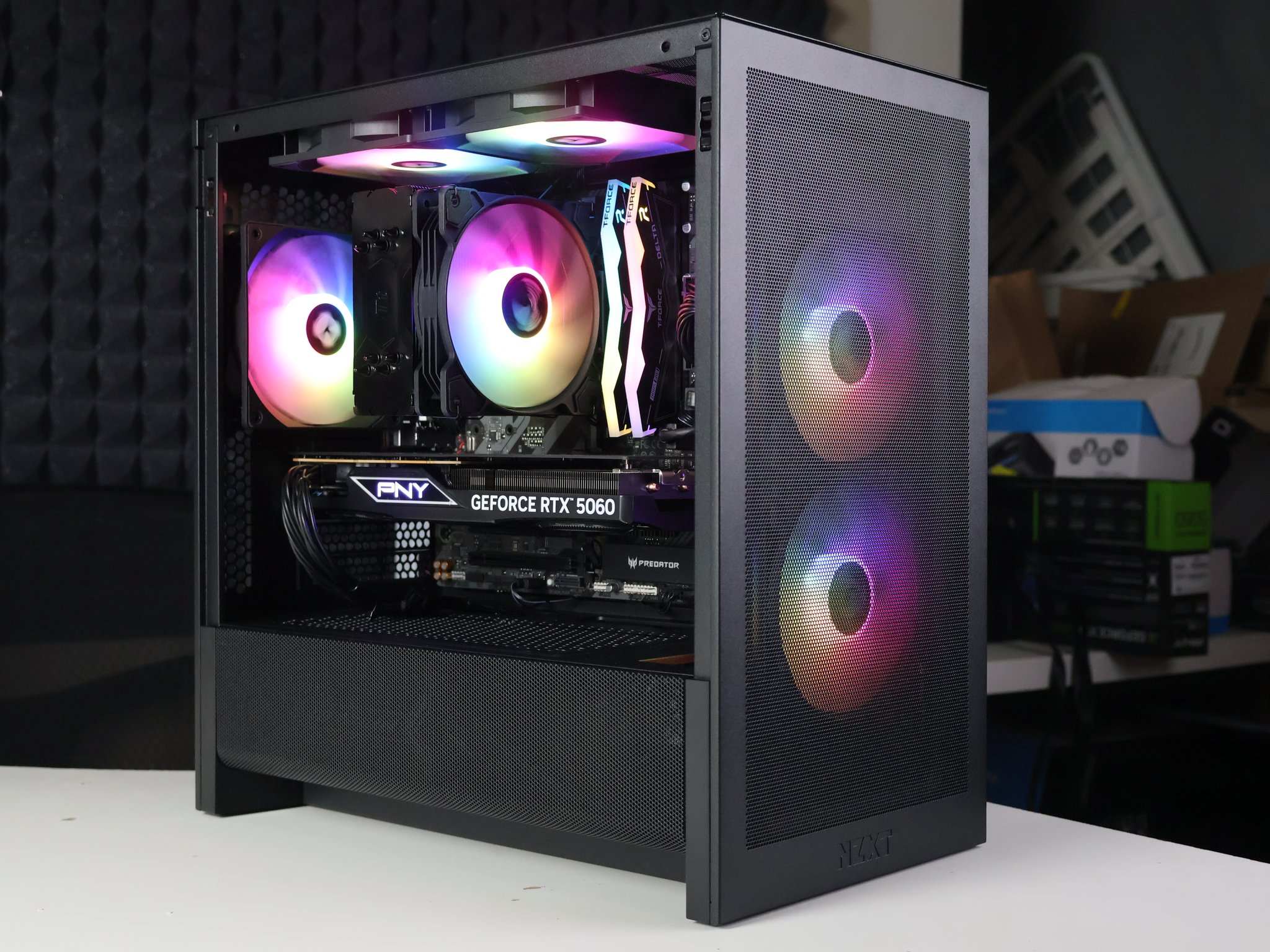 ⚫ Ryzen 5 7600X/RTX 5060 8 GB Gaming/Streaming PC ⚫