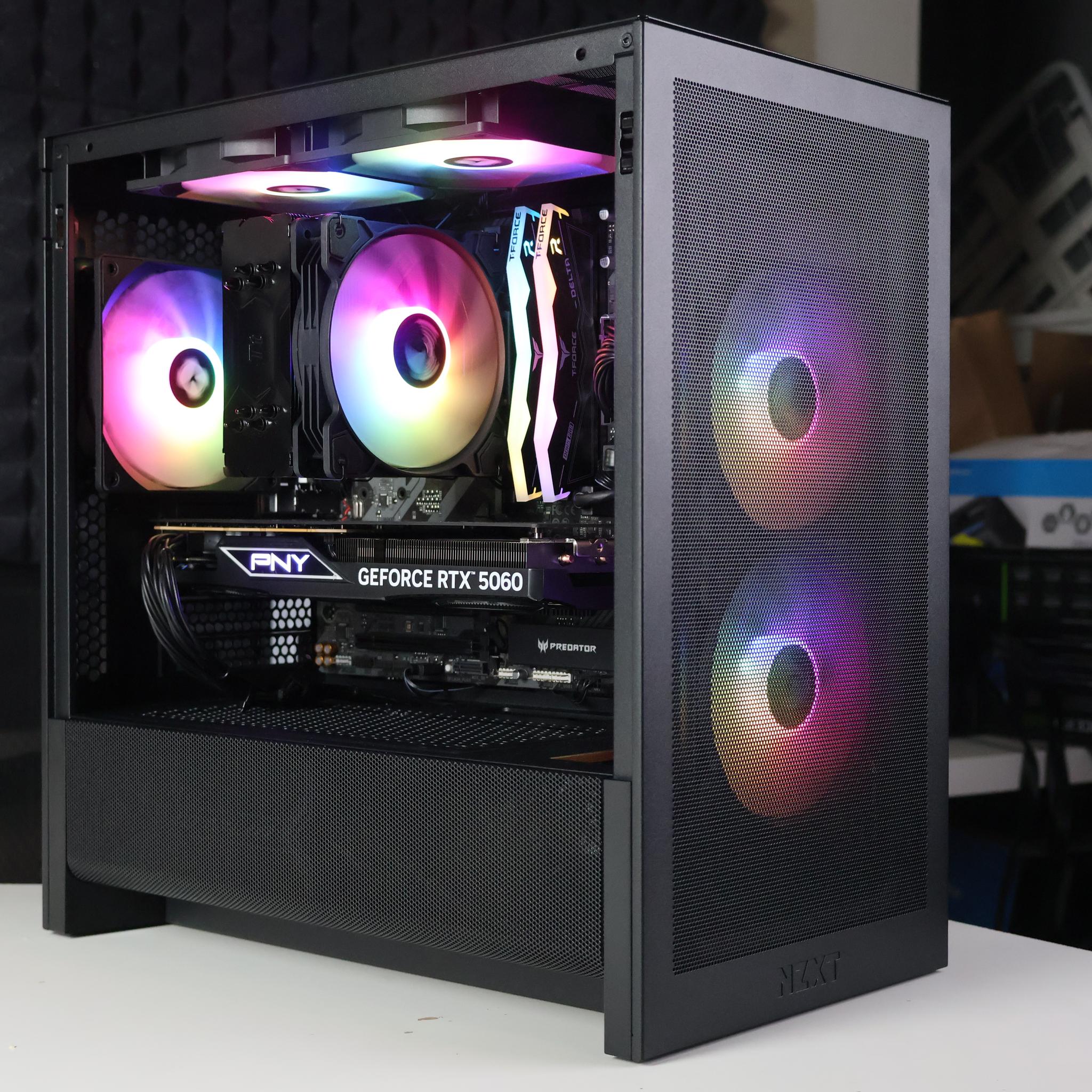 ⚫ Ryzen 5 7600X/RTX 5060 8 GB Gaming/Streaming PC ⚫