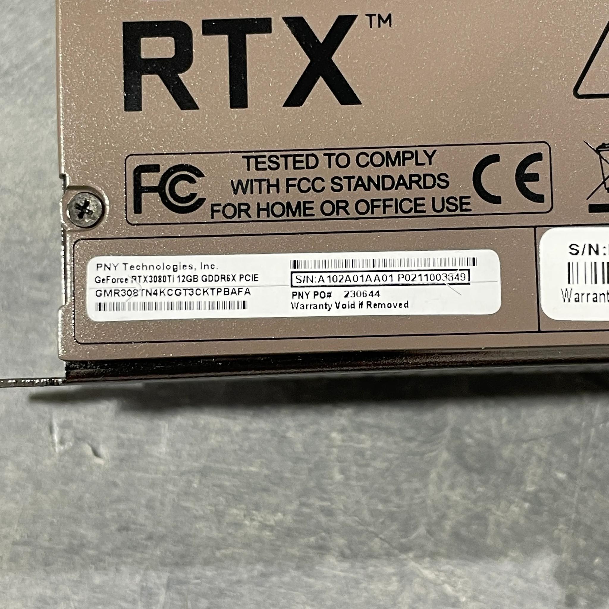 PNY RTX 3080Ti XLR8 12GB