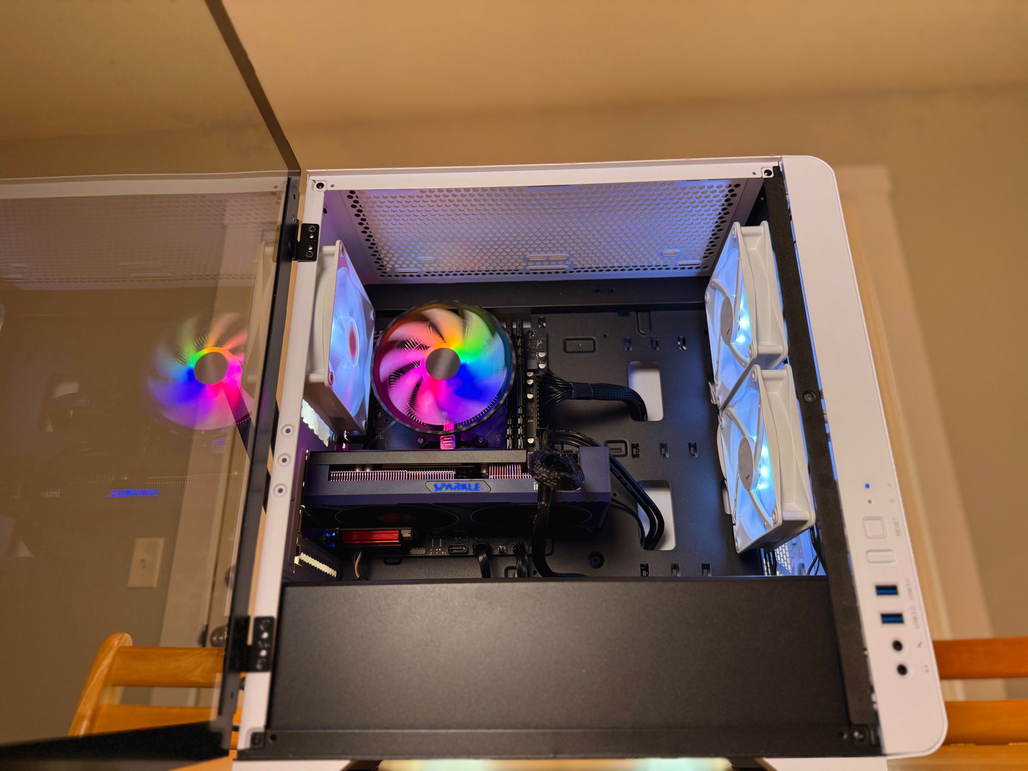 🐑🐜| Arc A580 8gb, Ryzen 5 2600, 16gb Ram, 512gb SSD, WiFi Equipped ARGB Gaming PC