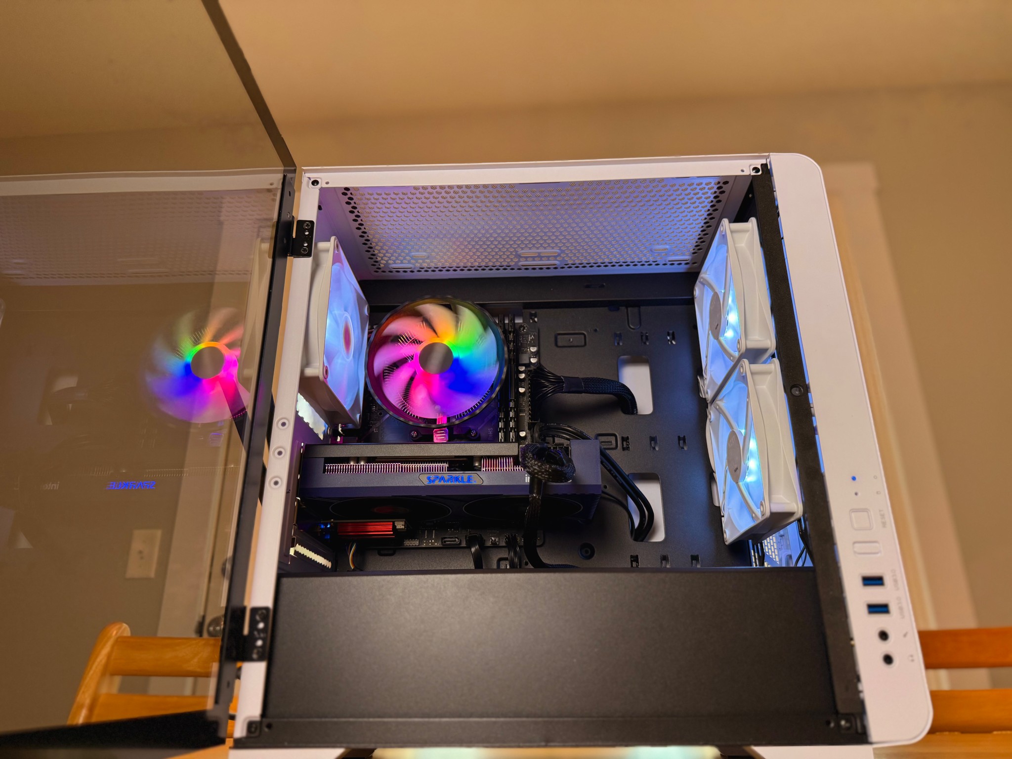 🐑🐜| Arc A580 8gb, Ryzen 5 2600, 16gb Ram, 512gb SSD, WiFi Equipped ARGB Gaming PC