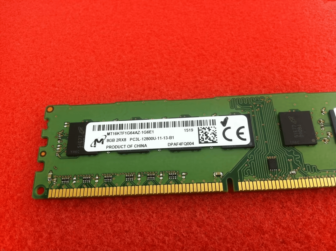 Micron 16gb 2x8 2Rx8 PC3L-12800U Desktop ram Memory