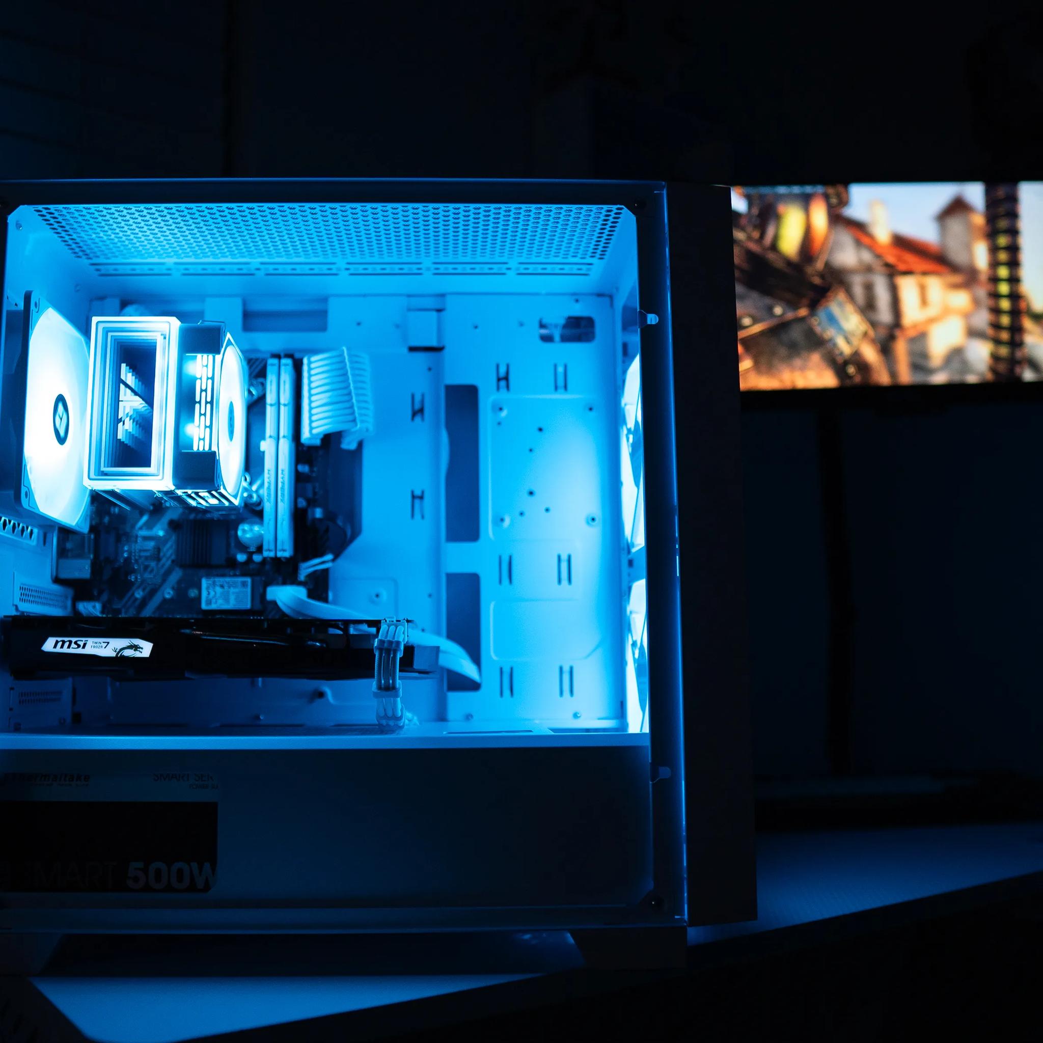 ❄️🌨 | GTX 1650 | INTEL i5 3470 | 16GB DDR3 RAM | 256GB NVME + 1TB HDD | Arctic Freeze 4.0