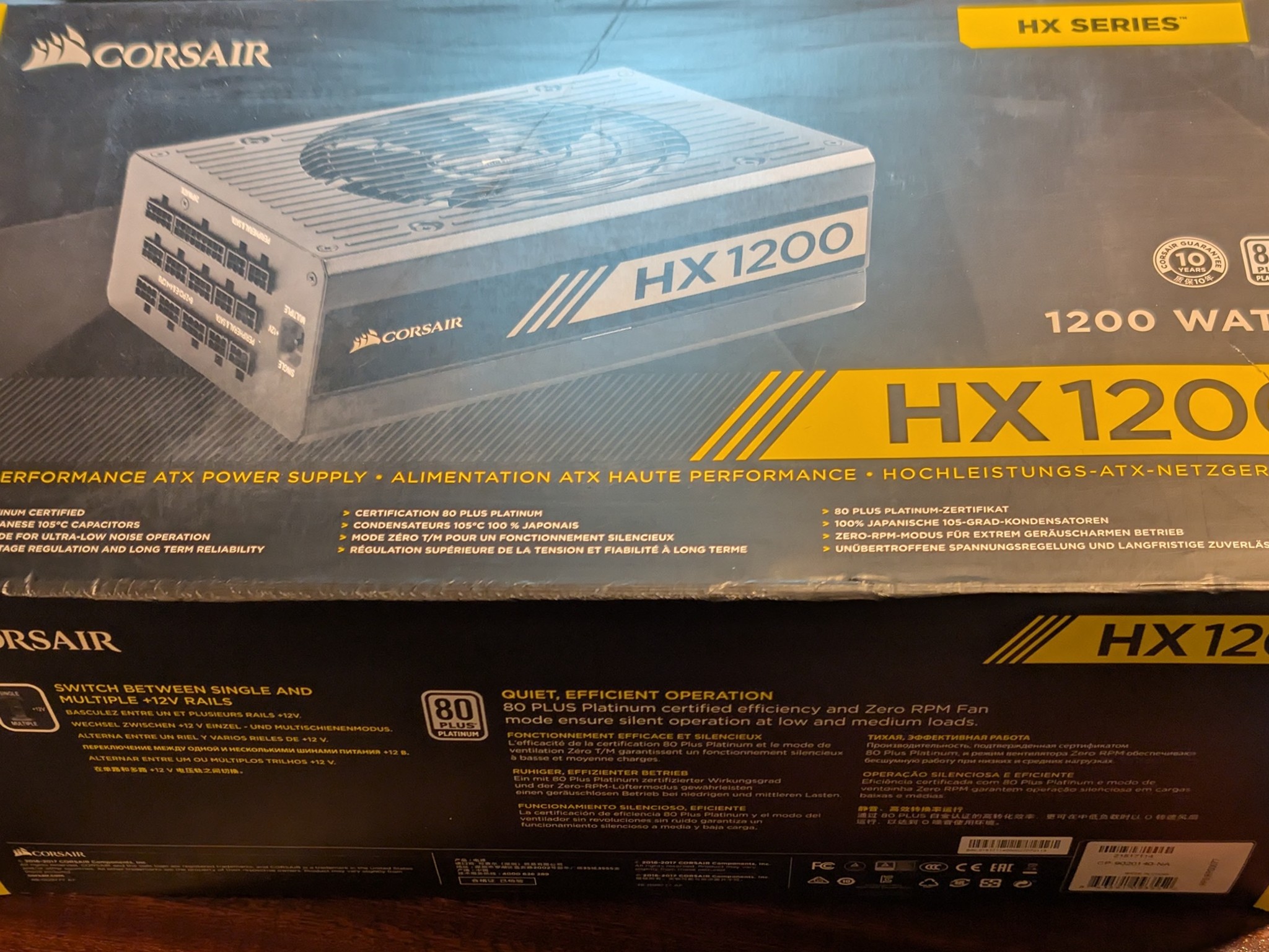 Corsair HX1200 Platinum PSU