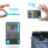 Super thin portable gaming handheld console
