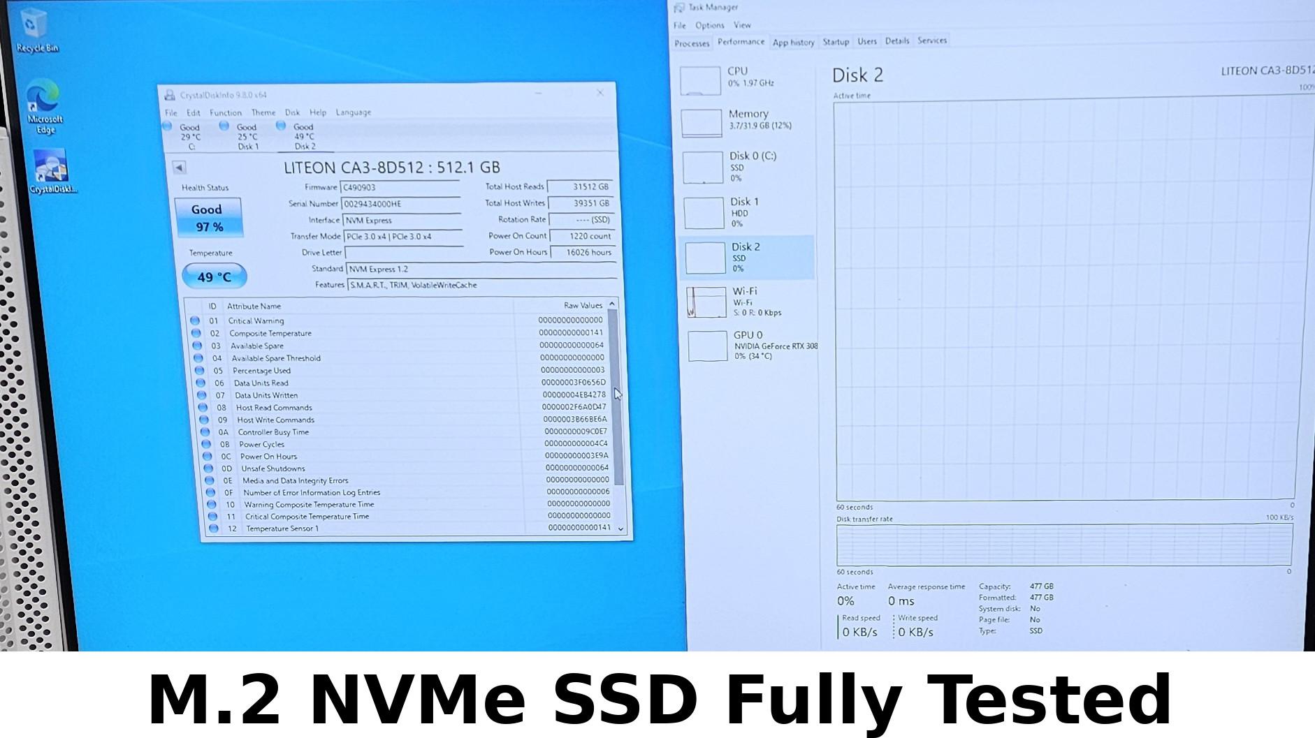 256GB NVMe M.2 SSD Samsung 950 PRO V-NAND - Fully Tested