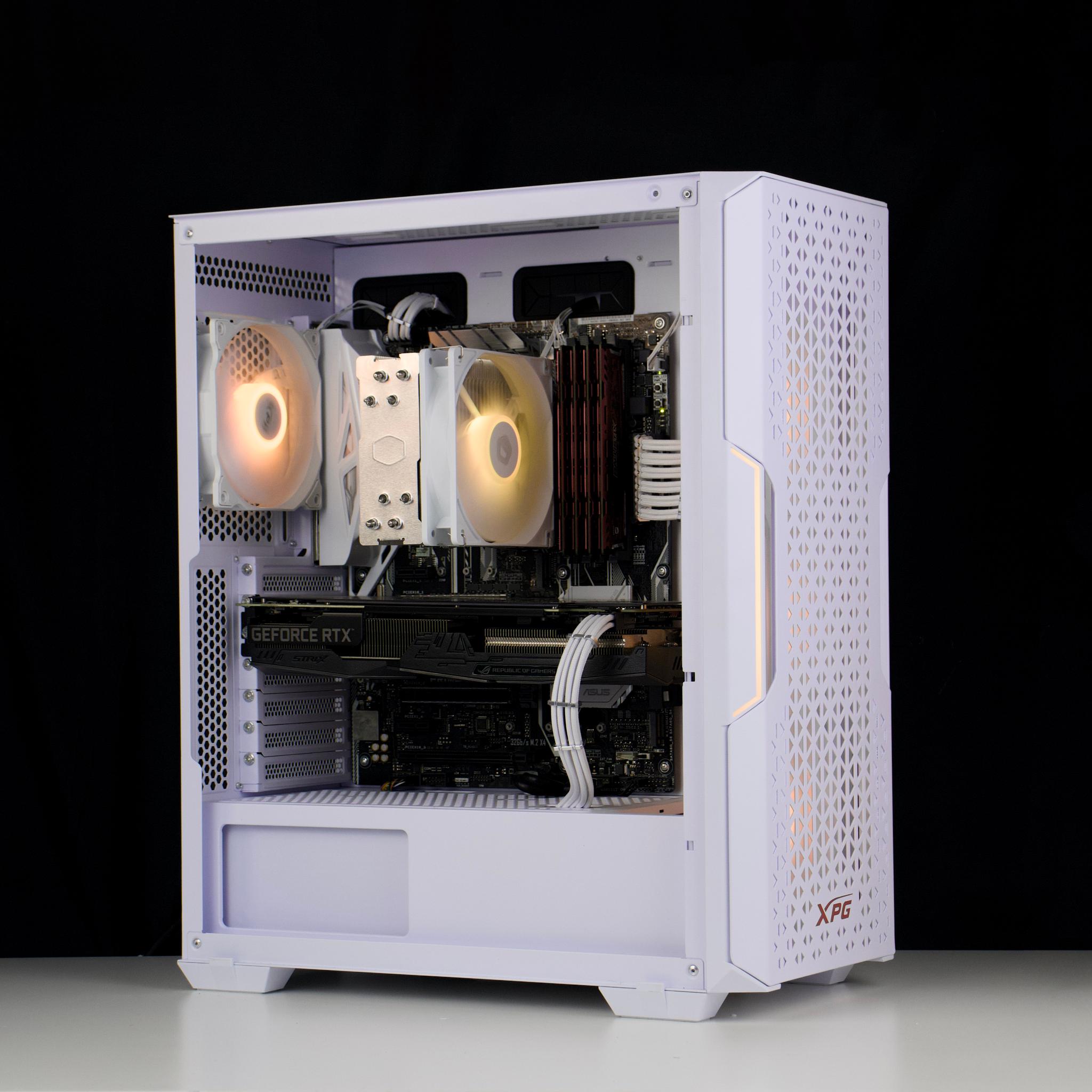 🧊❄️🧊 White Gaming PC – RTX 2060, i7 7700K, 16GB RAM, 500GB SSD - WiFi, BlueTooth 🧊❄️🧊