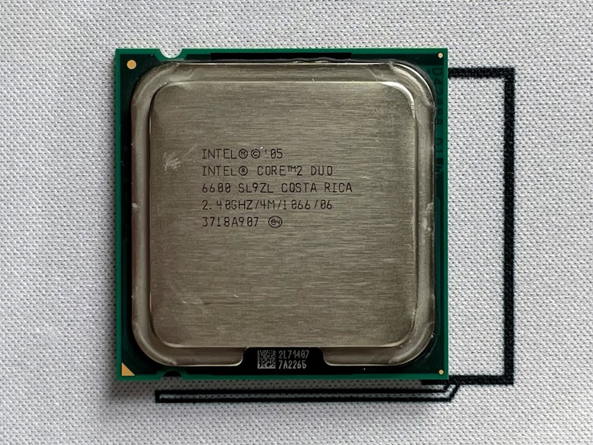 Intel Core 2 Duo E6600 2.40GHz Dual-Core 4MB L2 Cache PLGA775 CPU Processor SL9S8 65W