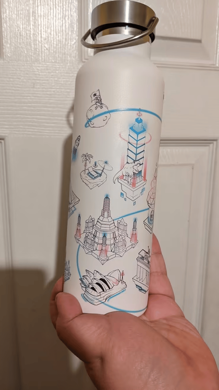 BNOB Intel Gamer Days 2021 Insulated Thermal Steel Water Bottle