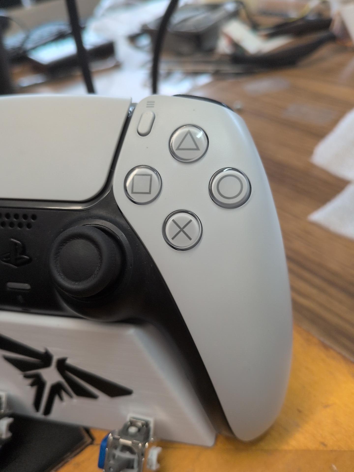 Ksilver J13+ TMR Upgraded White PS5 Dualsense Cosmetic Grade B
