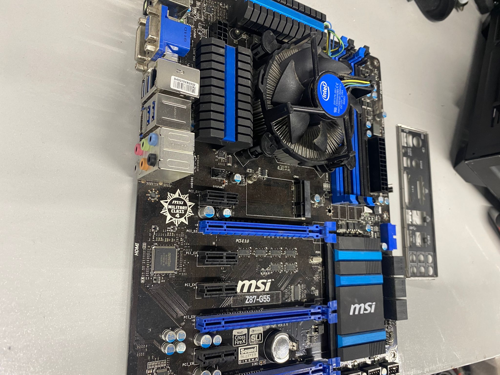 MSI Z87-G55 Gaming Motherboard LGA 1150 Intel Z87 DDR3 ATX w/ I/O Shield