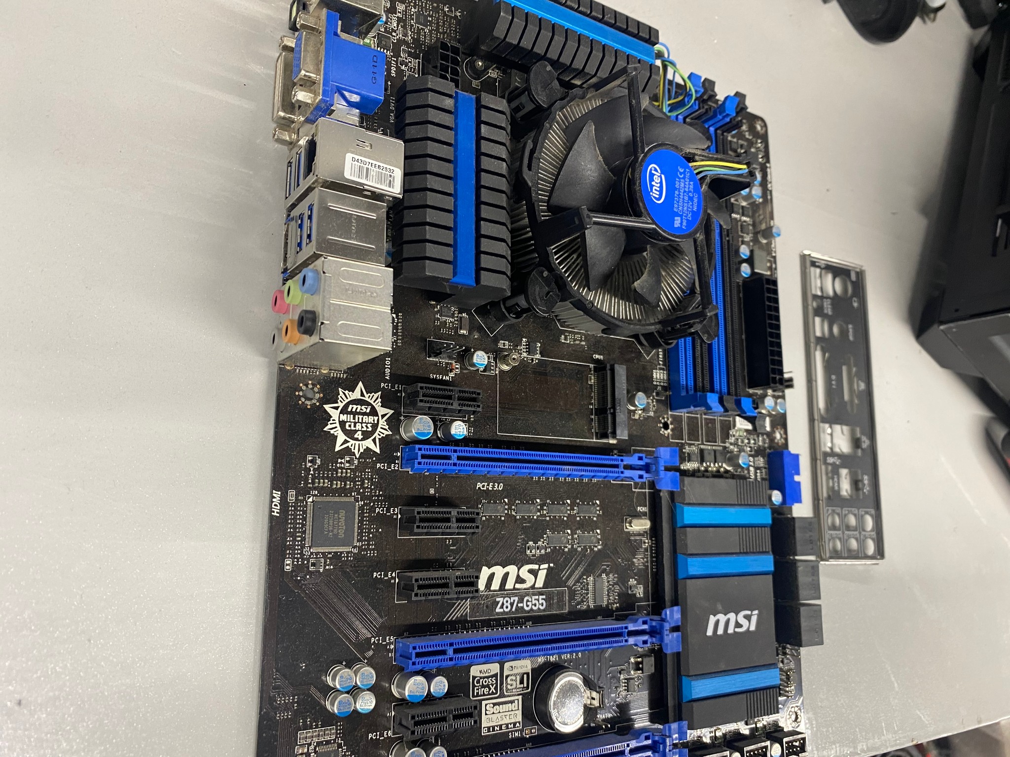 MSI Z87-G55 Gaming Motherboard LGA 1150 Intel Z87 DDR3 ATX w/ I/O Shield