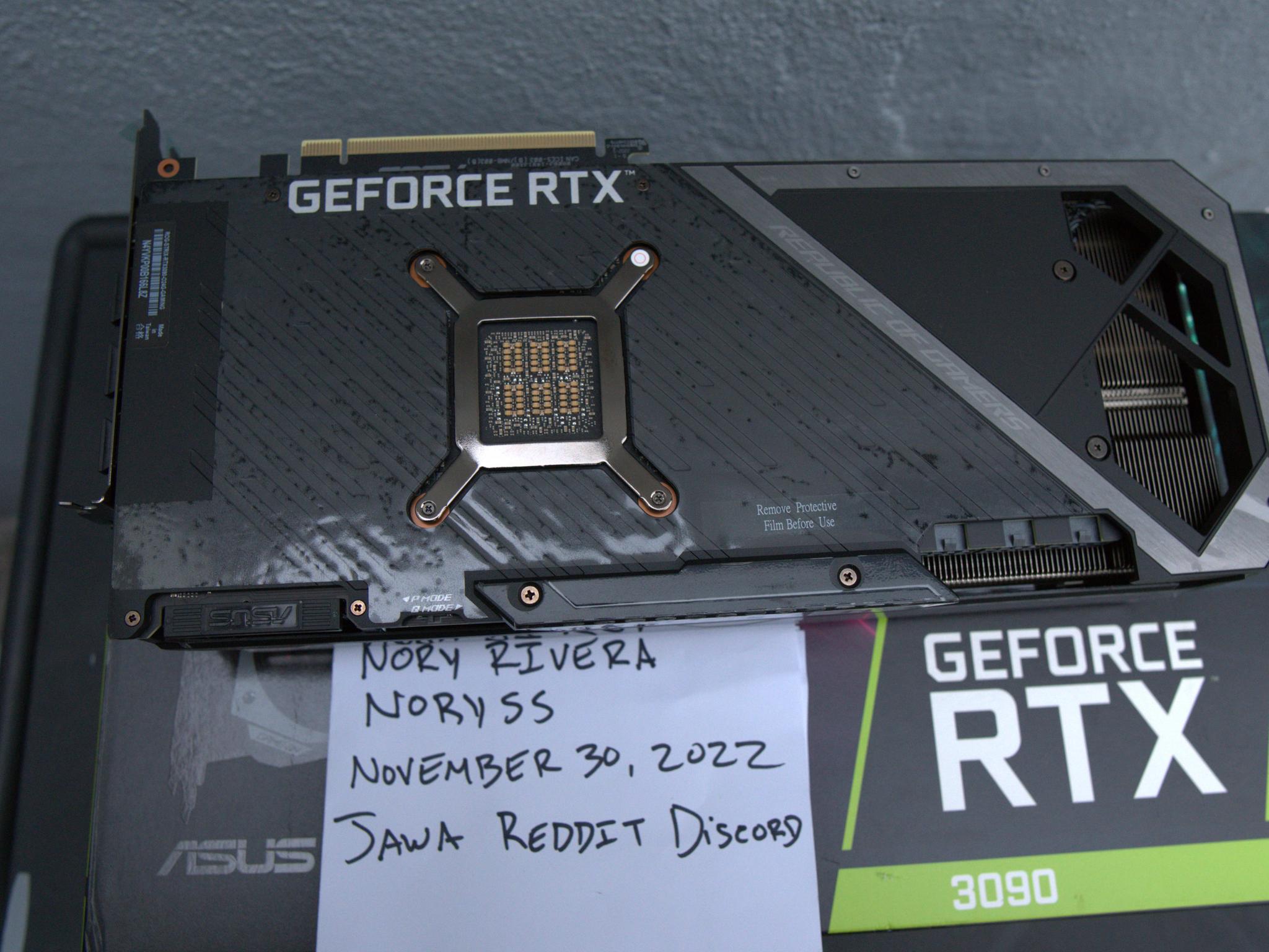 Asus Strix RTX 3090 OC NEw Open Box