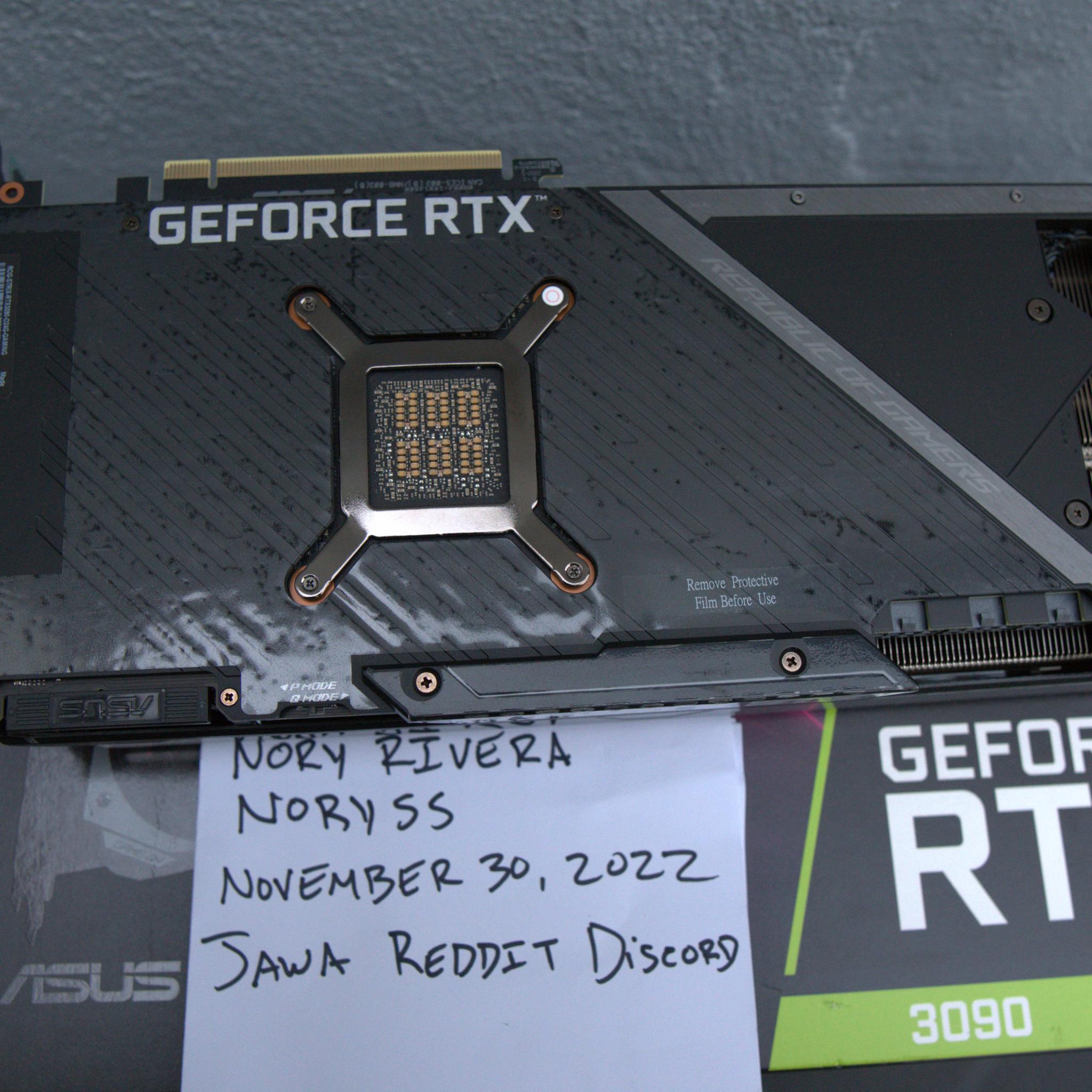 Asus Strix RTX 3090 OC NEw Open Box