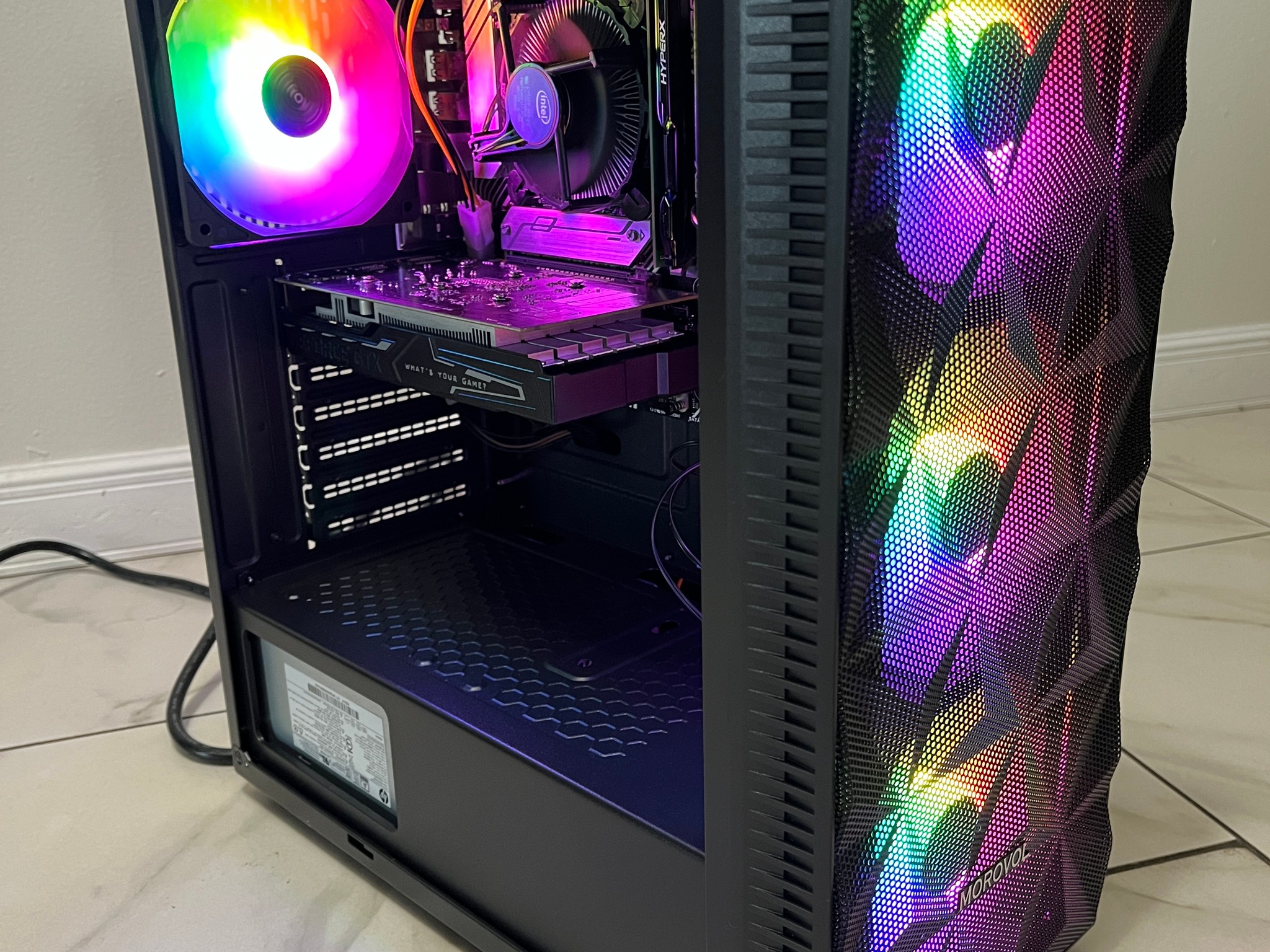 NVIDIA GTX 1650, Intel Core i3-10100, 12GB RAM, 870GB Storage, Gaming PC w/ Wi-Fi & BT