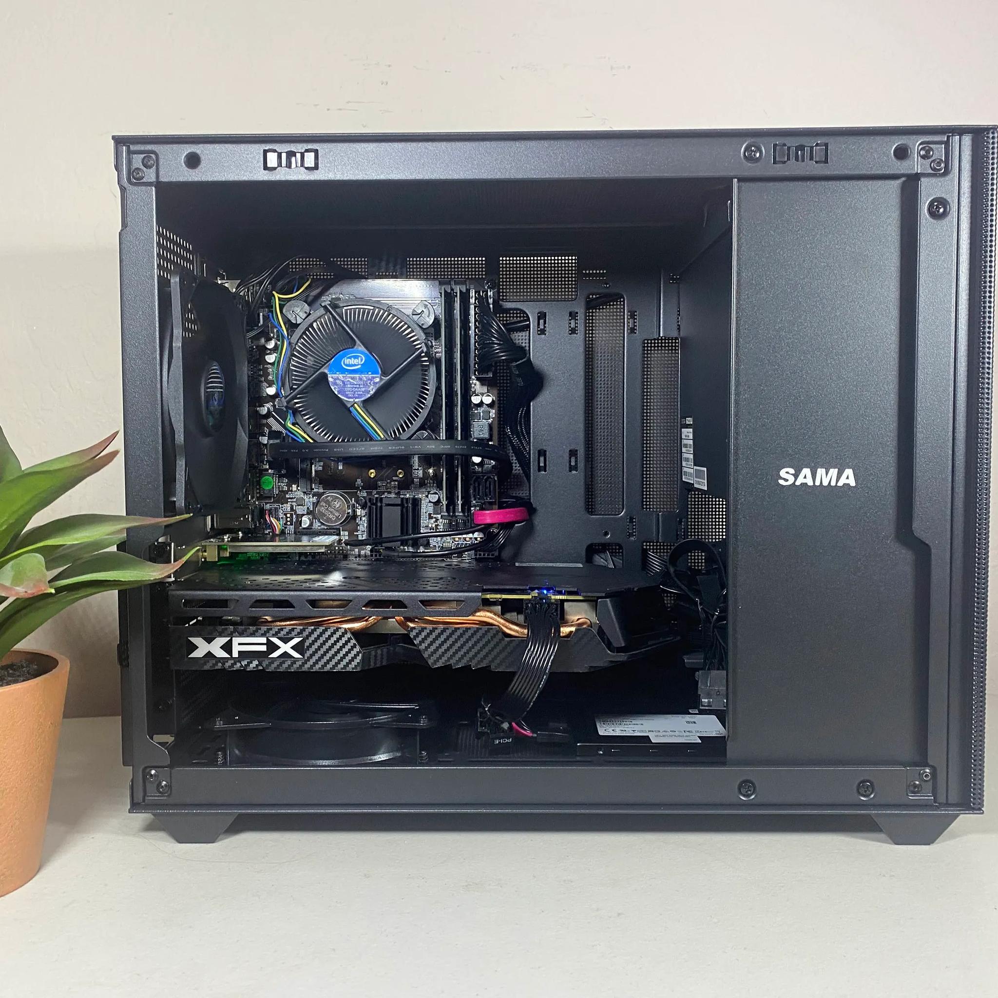 ⚫Mini Budget Gaming PC⚫| Windows 11, Intel i7, RX 580 | Fortnite, Valorant, Minecraft, Roblox, More!