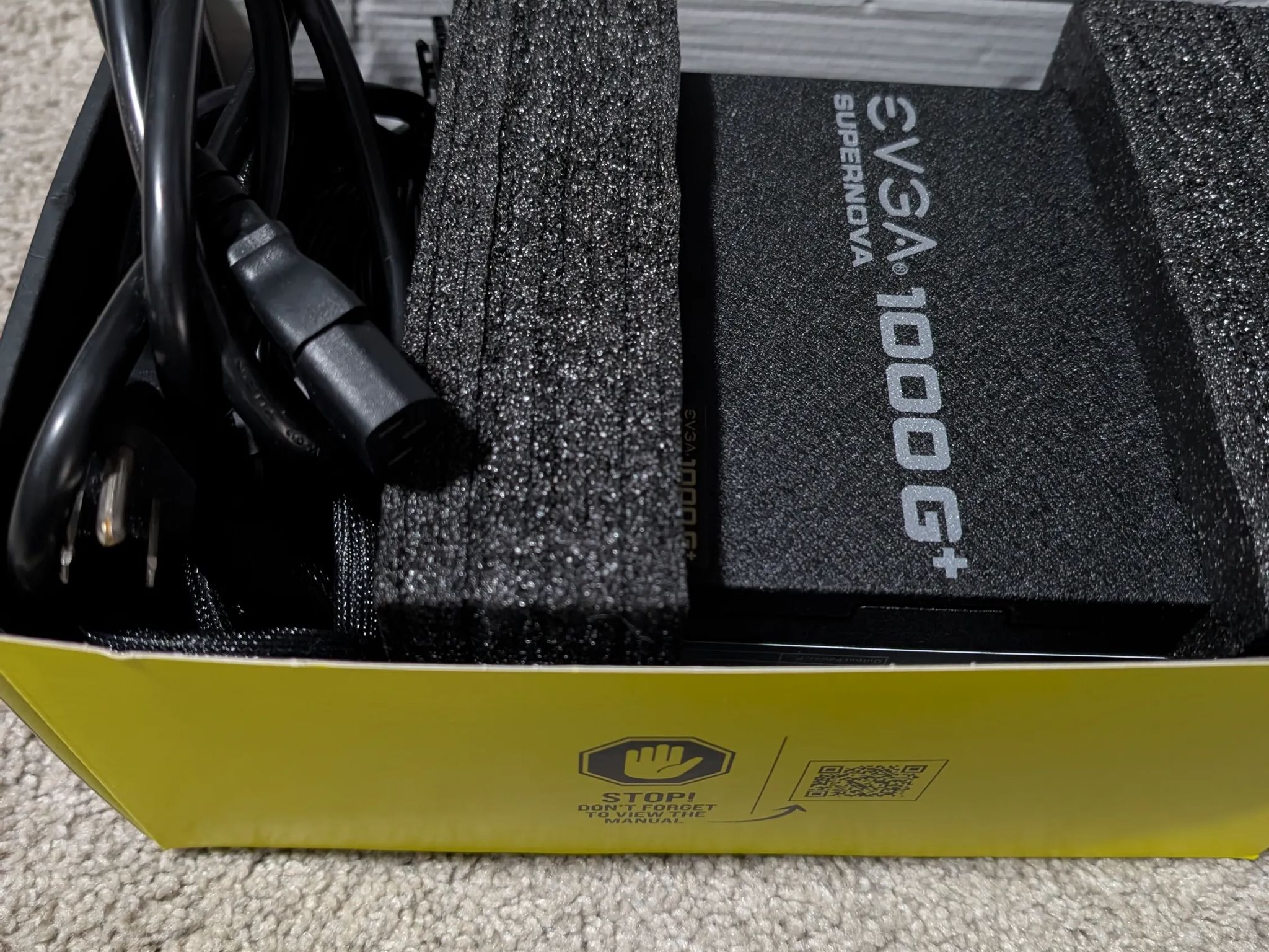 EVGA Supernova 1000 G+ 80 Plus Gold 1000W Fully Modular Power Supply