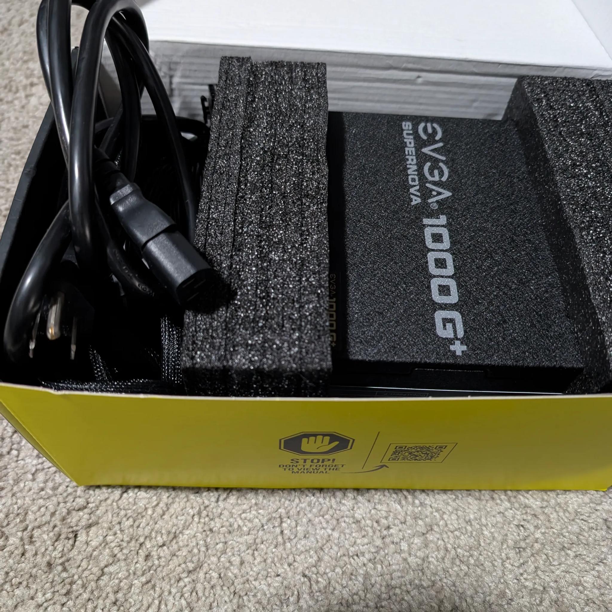 EVGA Supernova 1000 G+ 80 Plus Gold 1000W Fully Modular Power Supply