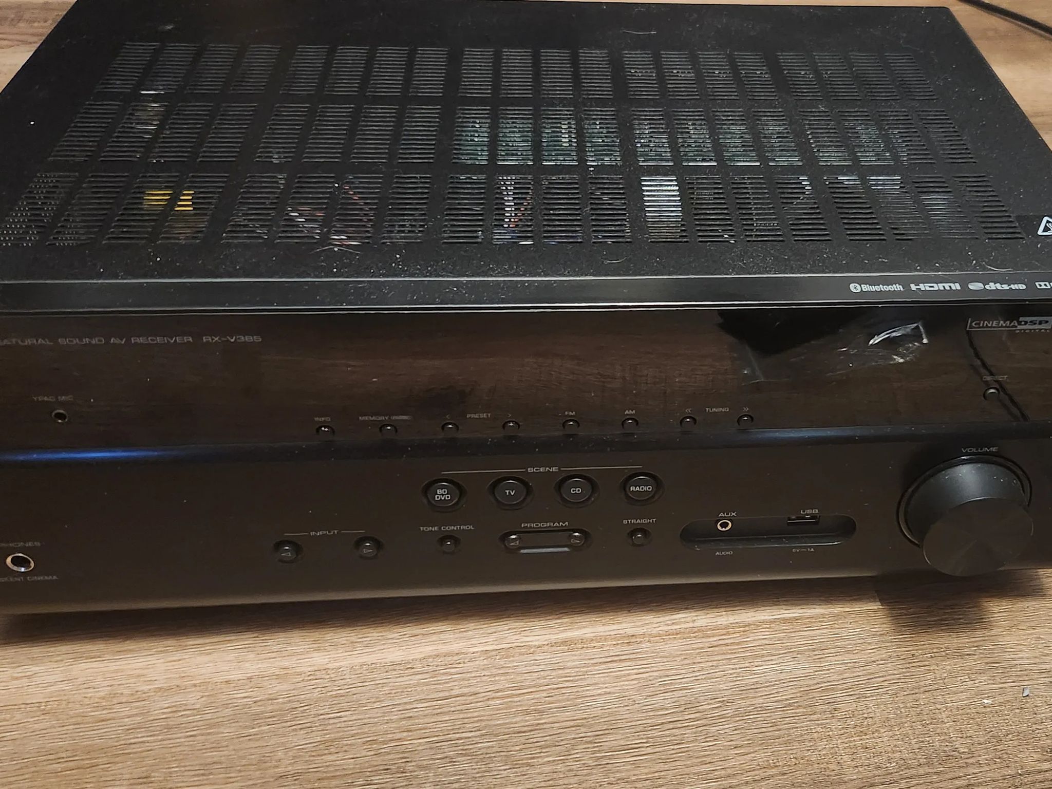 Yamaha rx-v385 5.1 channel av receiver