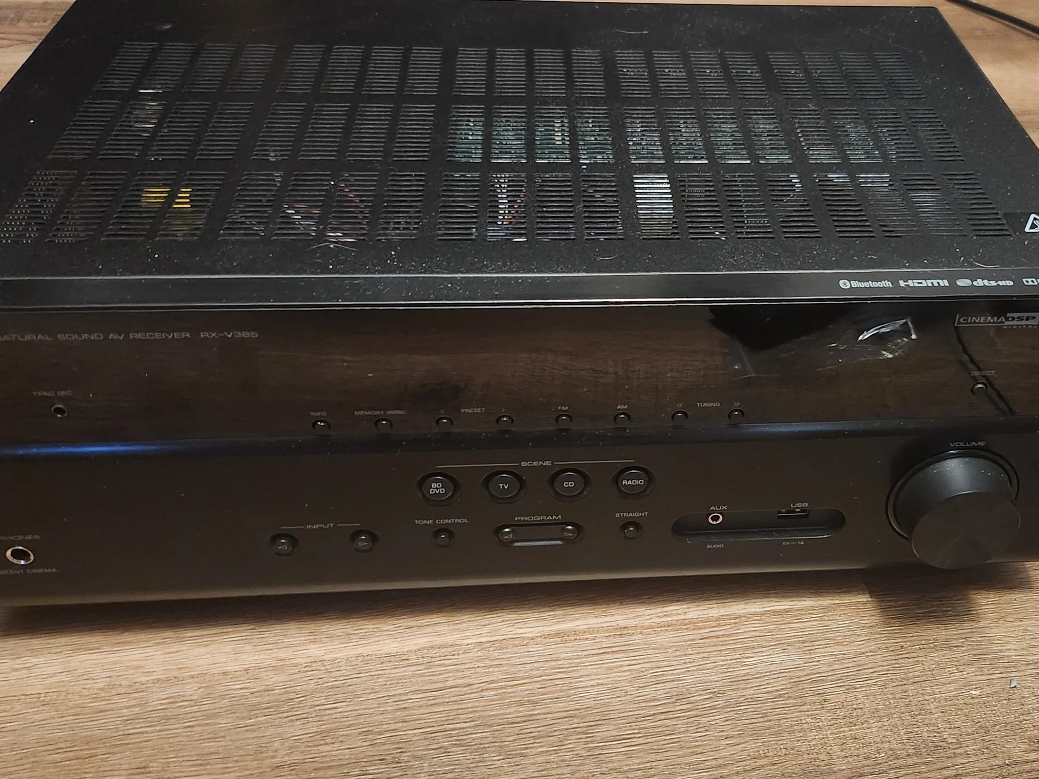 Yamaha rx-v385 5.1 channel av receiver