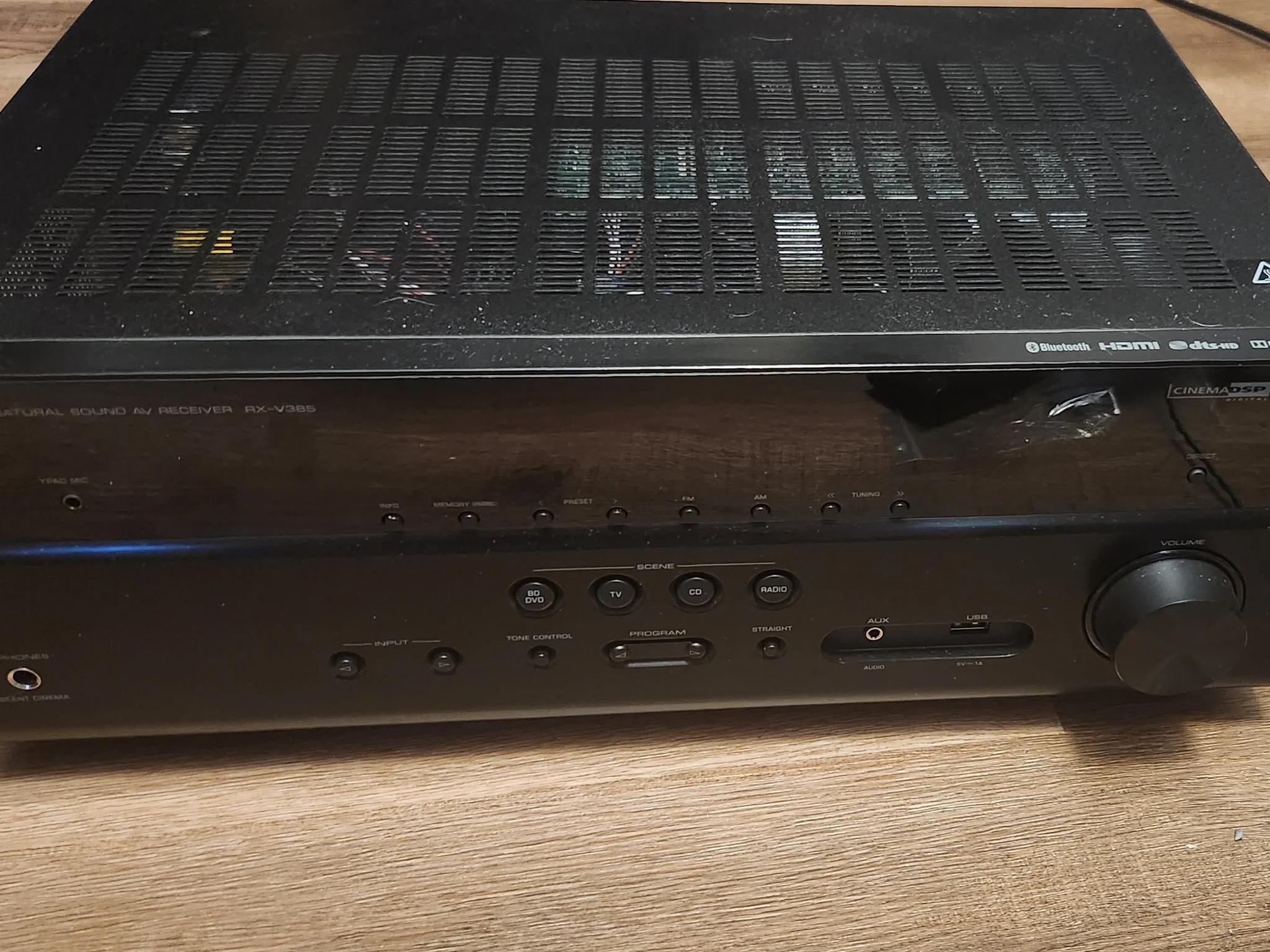 Yamaha rx-v385 5.1 channel av receiver