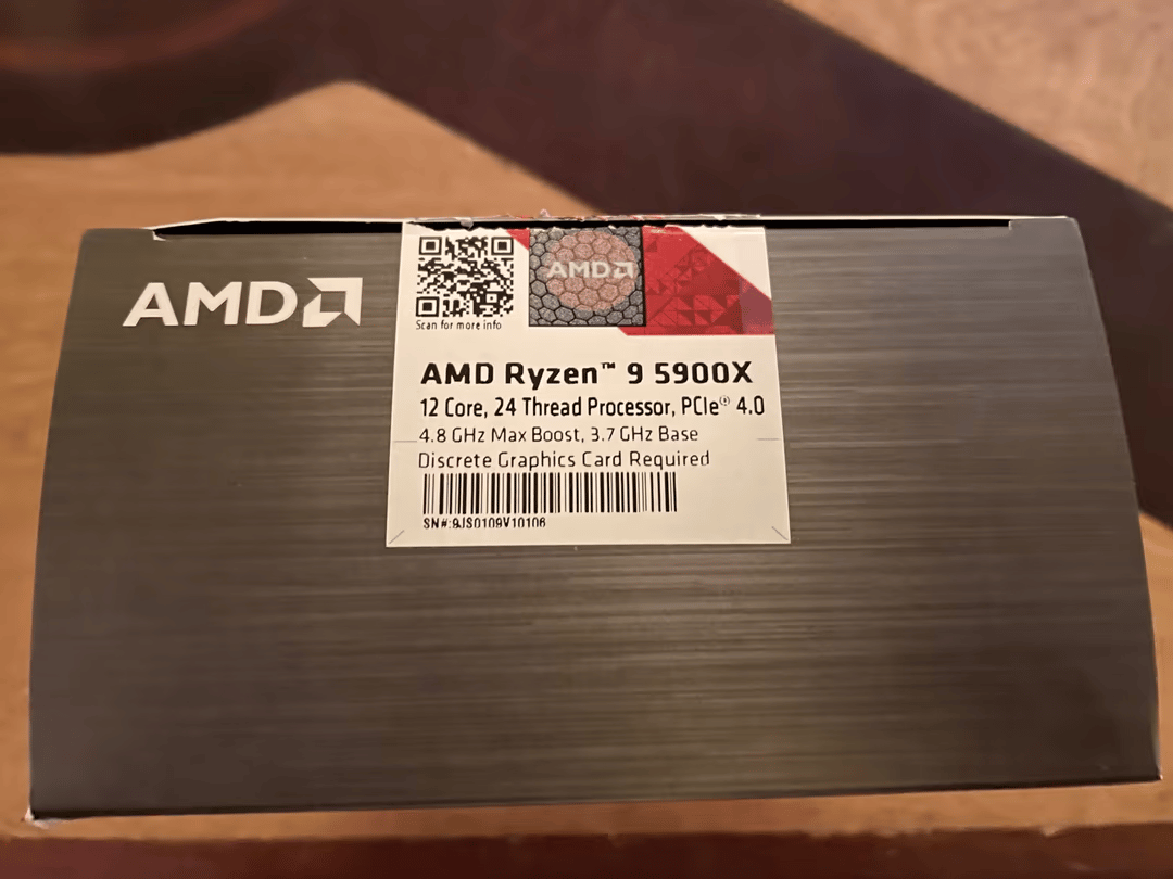 AMD Ryzen 9 5900X 12 core CPU