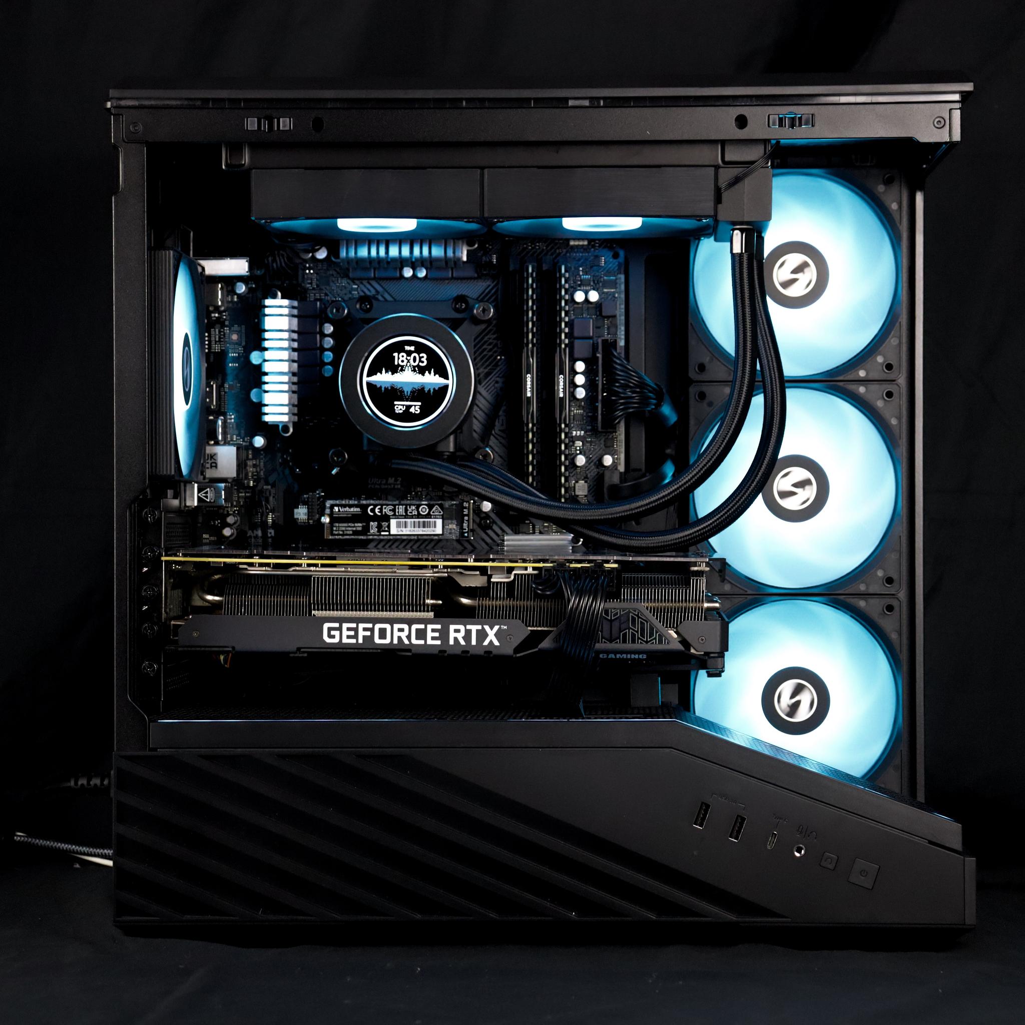 ⚜️♟️Obsidian Void - 1440P Gaming PC | RTX 3080, Ryzen 9 3900X, 32GB RAM, 1TB NVMe SSD | ♟️⚜️