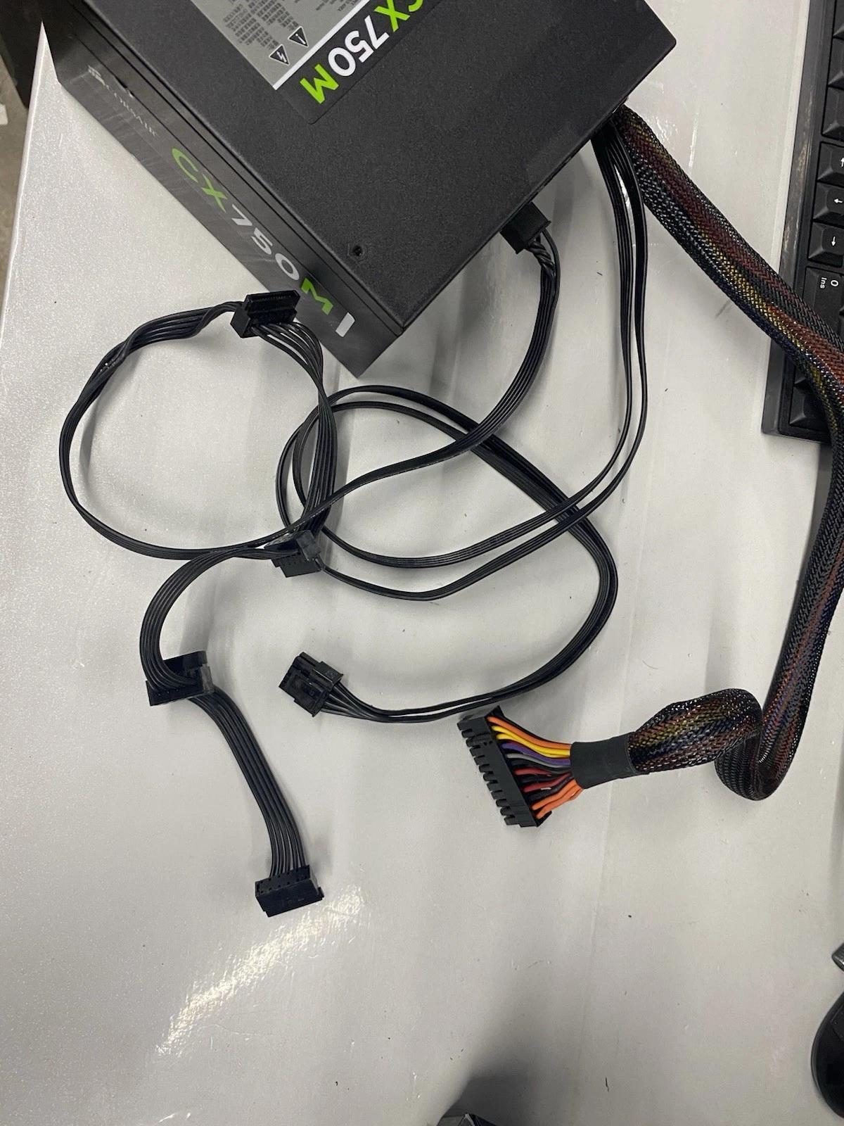 Corsair CX750M 80+ Bronze Semi-Modular PSU CP-9020061 - No PCIe Cable