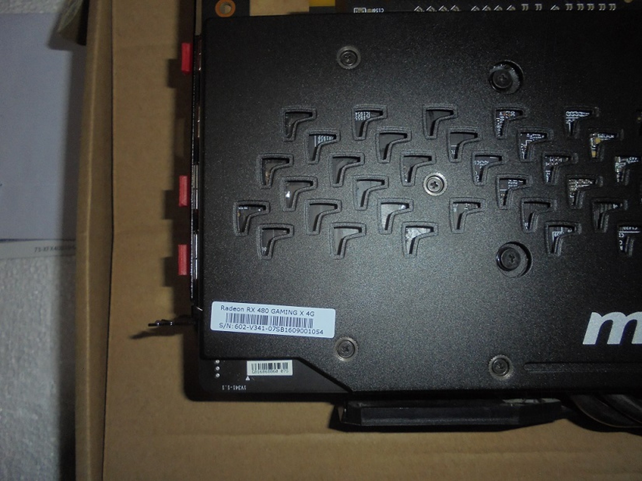 MSI RX 480 Gaming X 4GB, Clean, tested Very Low Usage