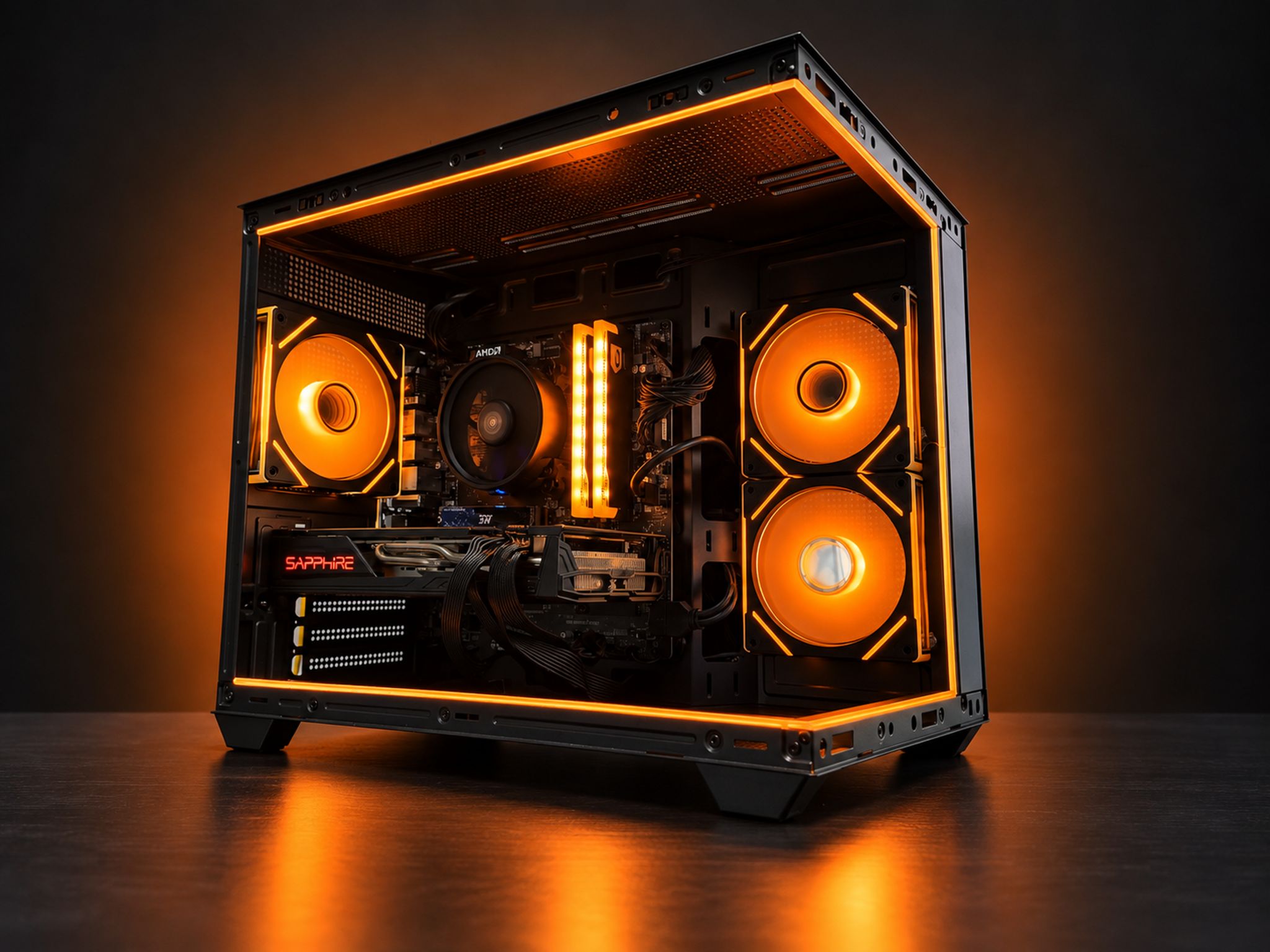 Radeon RX 5700 XT Custom Gaming PC - Ryzen 5 5500, 16GB RAM