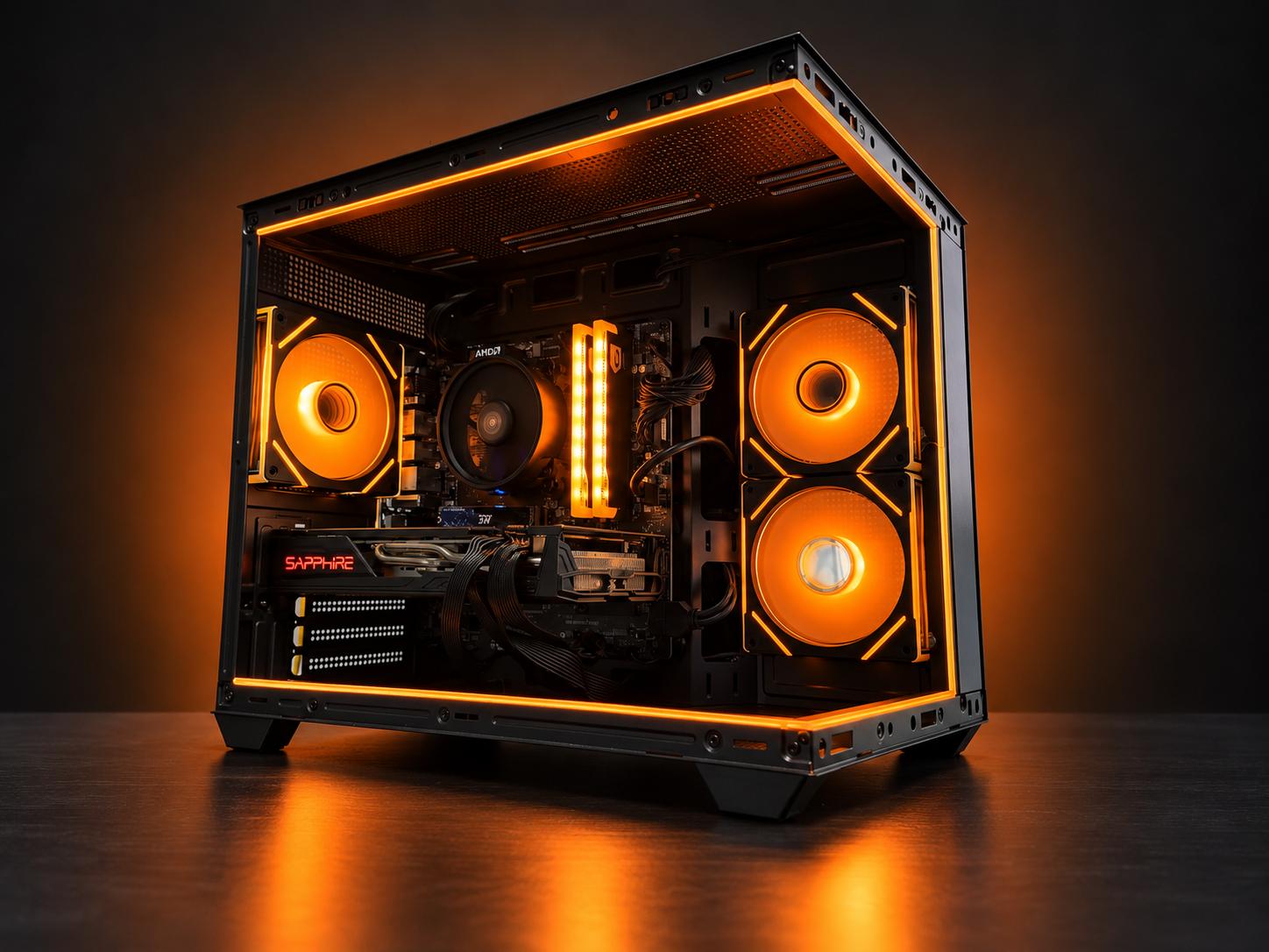 Radeon RX 5700 XT Custom Gaming PC - Ryzen 5 5500, 16GB RAM