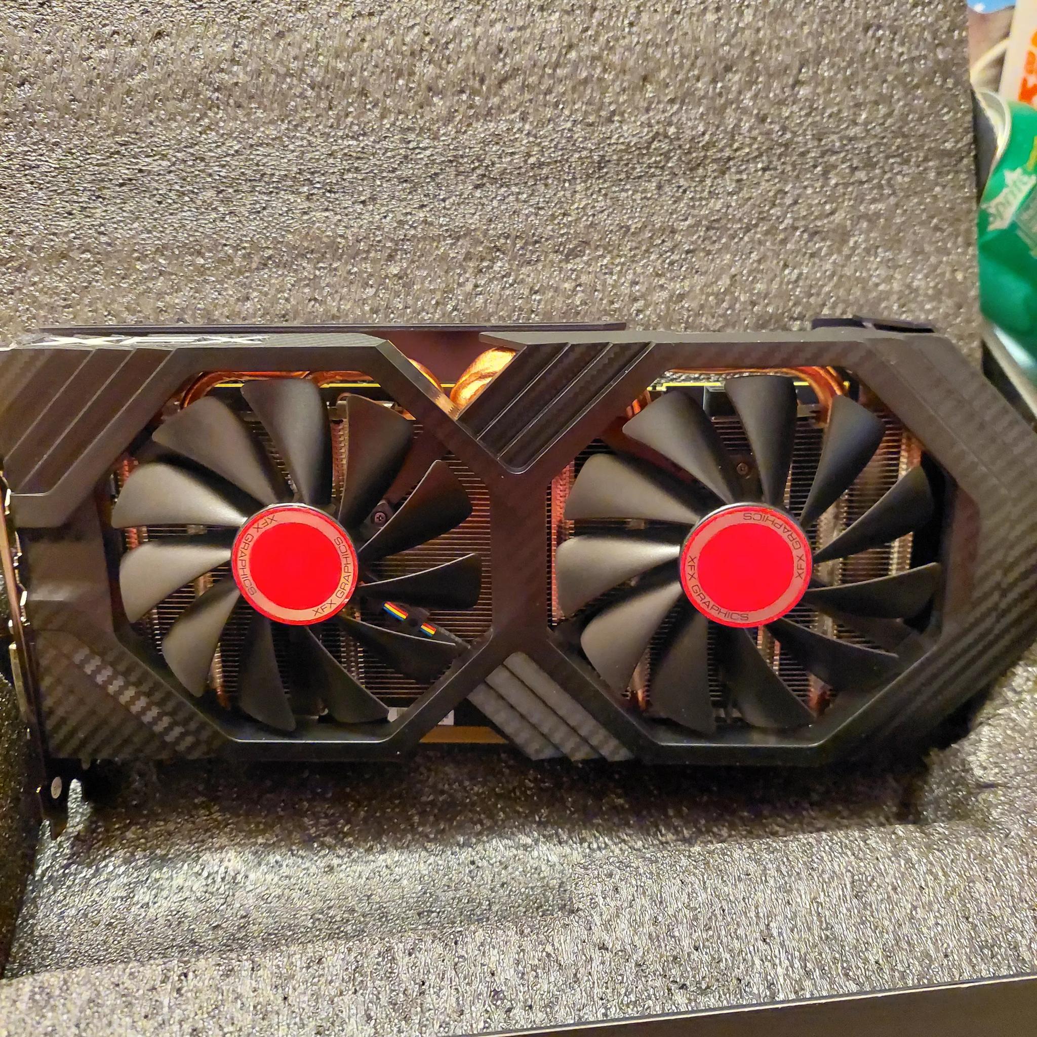 Slightly used XFX - AMD Radeon RX 580 GTS XXX Edition 8GB GDDR5 PCI Express 3.0 Graphics Card