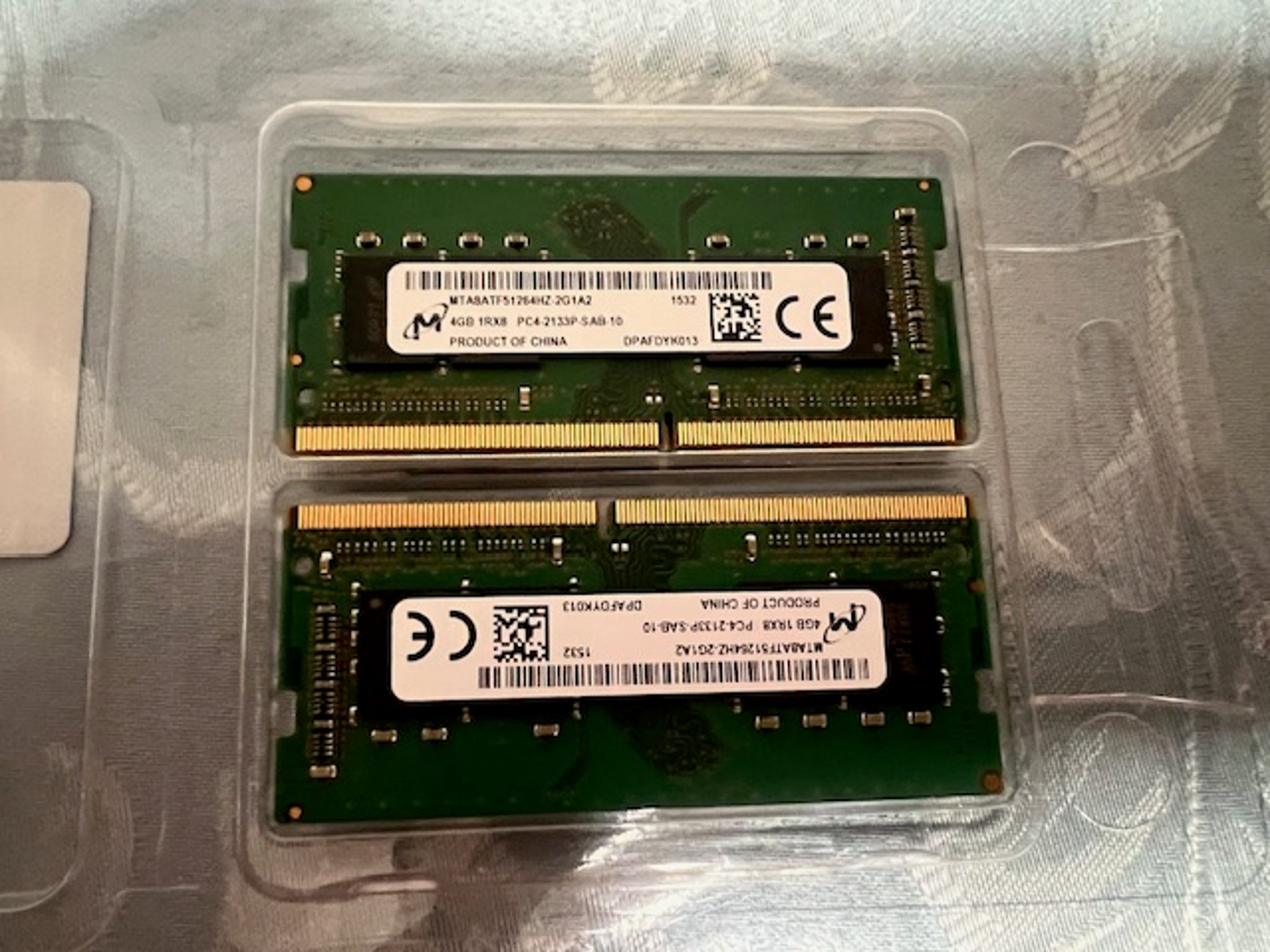 Micron 8GB DDR4 (4gb x2) 2133 MHz Laptop Memory Ram