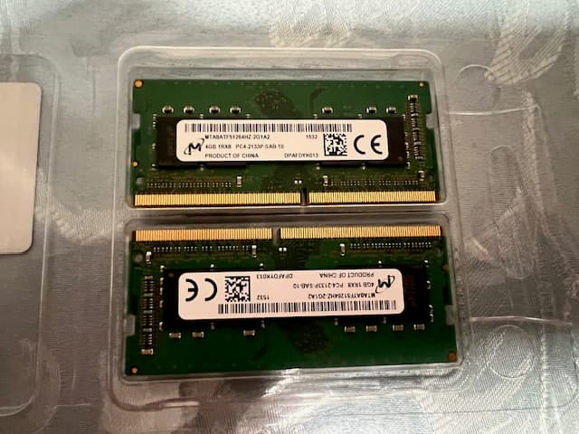 Micron 8GB DDR4 (4gb x2) 2133 MHz Laptop Memory Ram