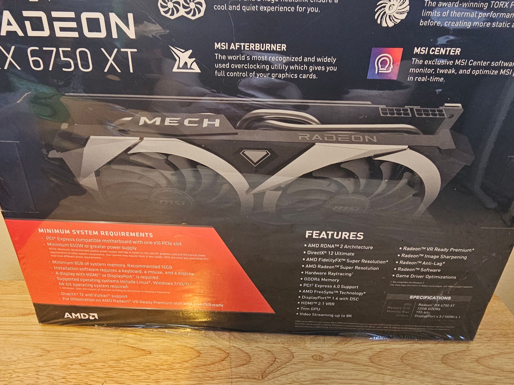 MSI MECH 2X OC Radeon RX 6750 XT
