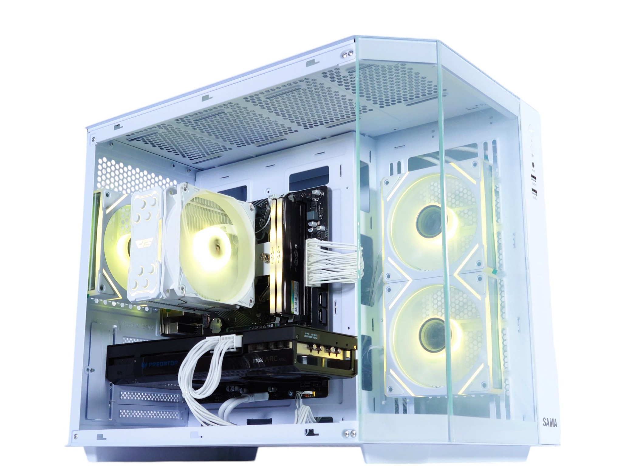 BiFrost❄️Gaming PC❄️Intel ARC 750 8GB❄️AMD Ryzen 5 3600 6 core❄️16GB DDR4❄️1TB NVME SSD