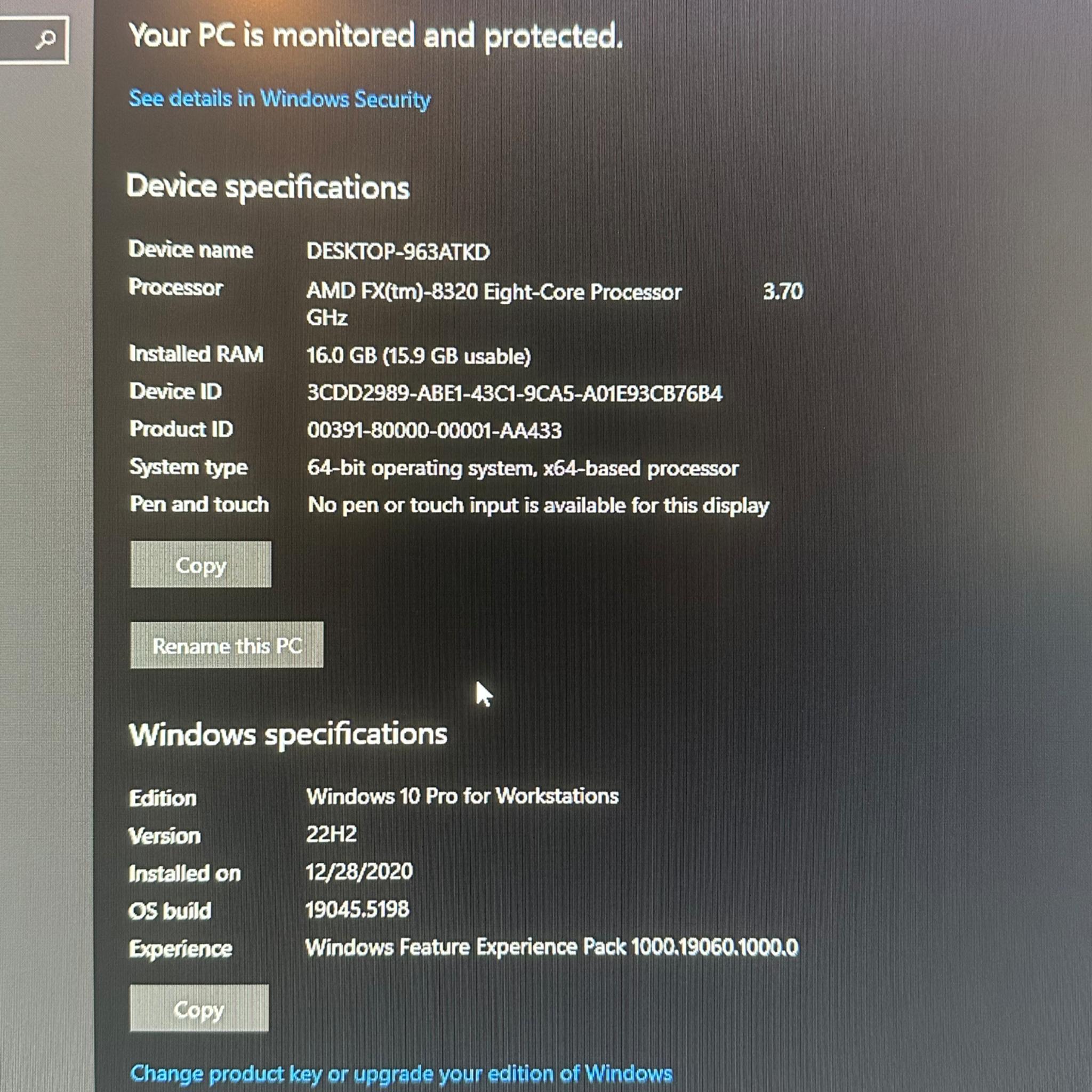 ASUS 970 PRO GAMING/AURA AM3+ w/ AMD FX8320 and Corsair Vengeance 16GB DDR3