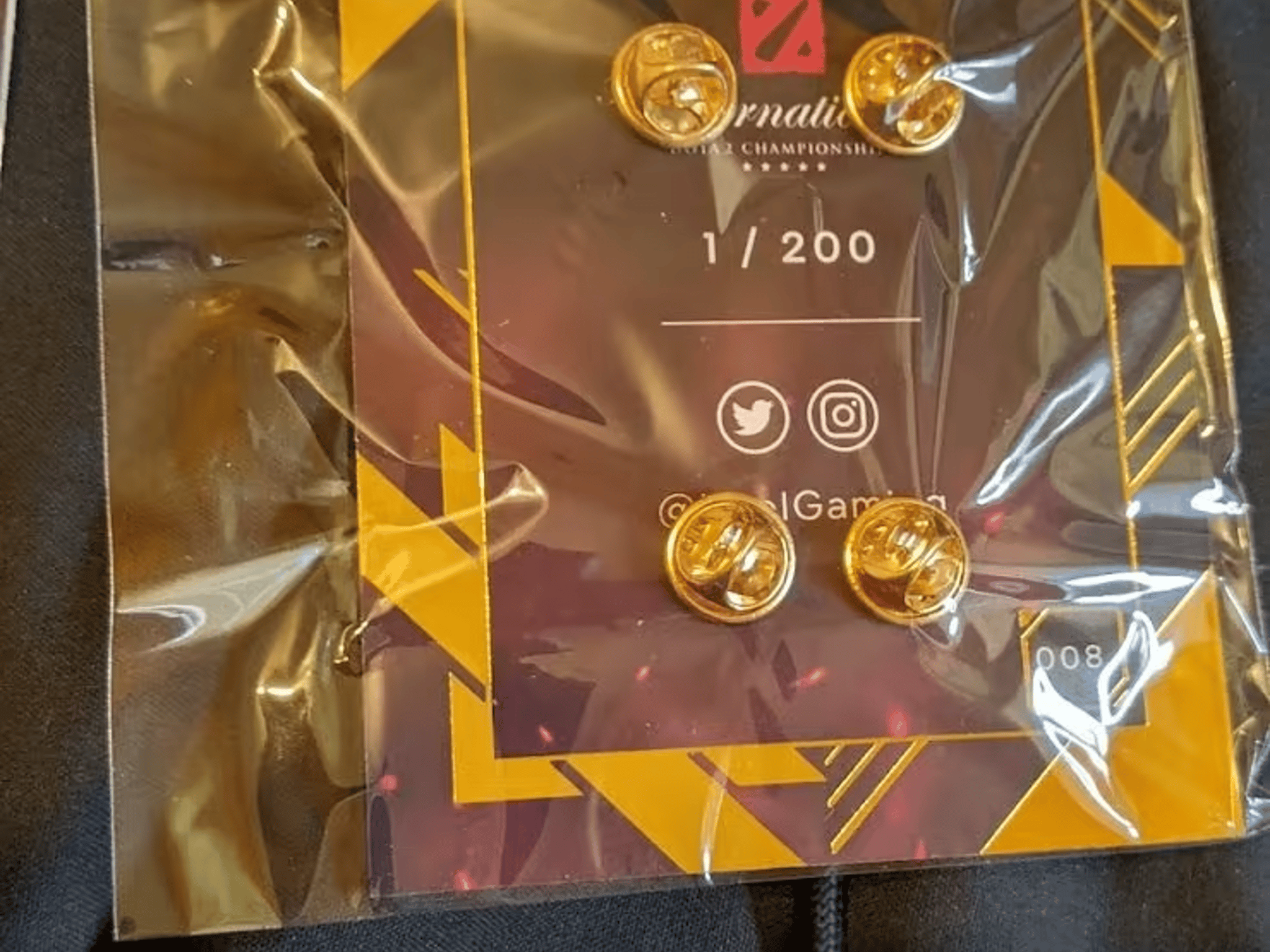 BNOB Intel / DOTA 2 The International 2021 Pins and Stickers 