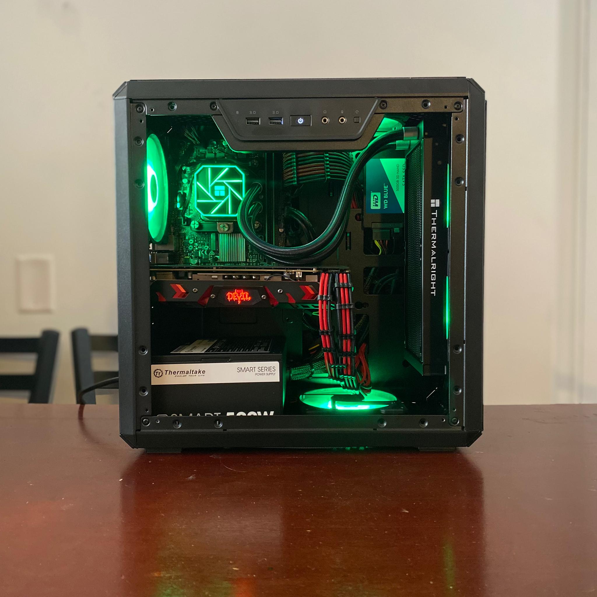 i5 8600 | RX 580 | 16gb | Liquid Cooled RGB gaming PC
